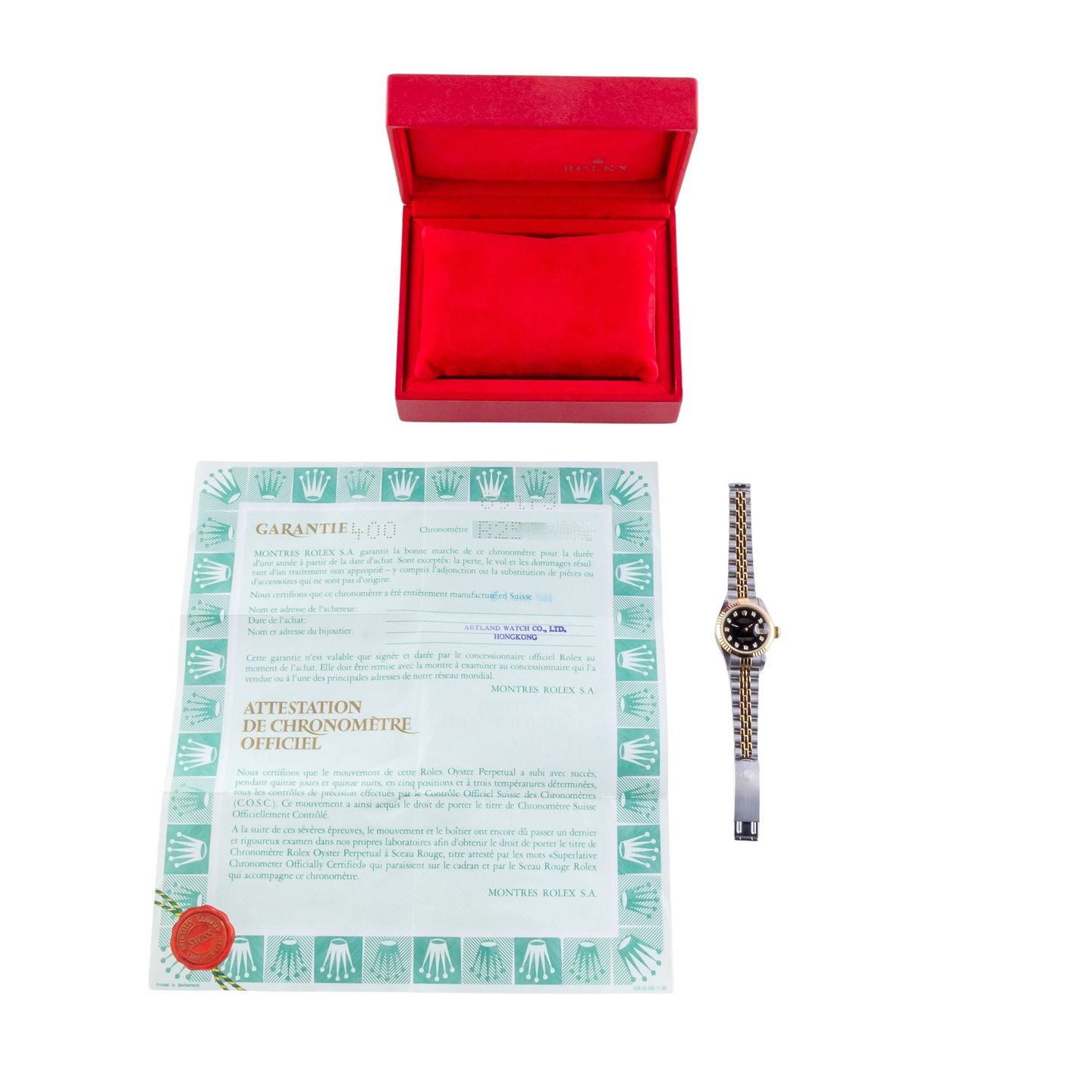 Rolex Lady-Datejust 69173 (1988) - 26mm Goud/Staal (8/8)