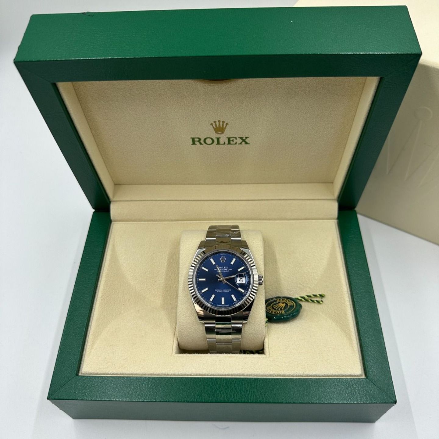 Rolex Datejust 41 126334 (2024) - Blue dial 41 mm Steel case (2/8)