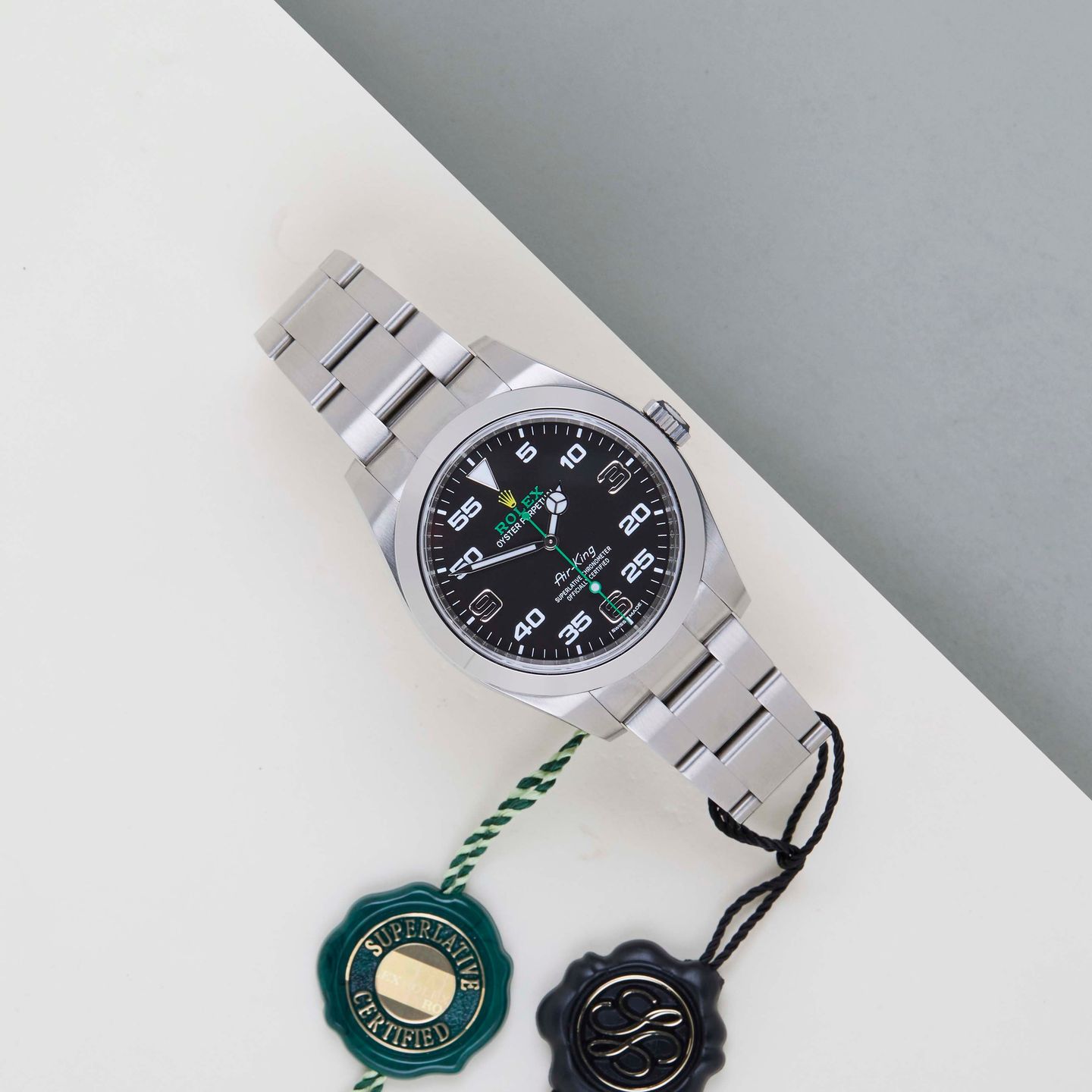 Rolex Air-King 116900 (2020) - Zwart wijzerplaat 40mm Staal (2/8)