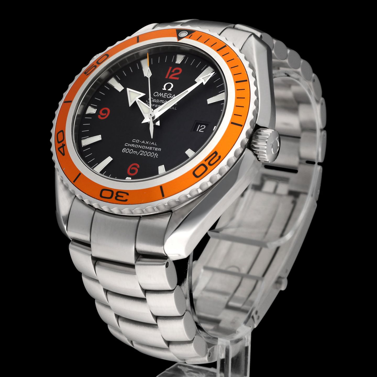 Omega Seamaster Planet Ocean 2208.50.00 (2007) - Black dial 46 mm Steel case (4/8)