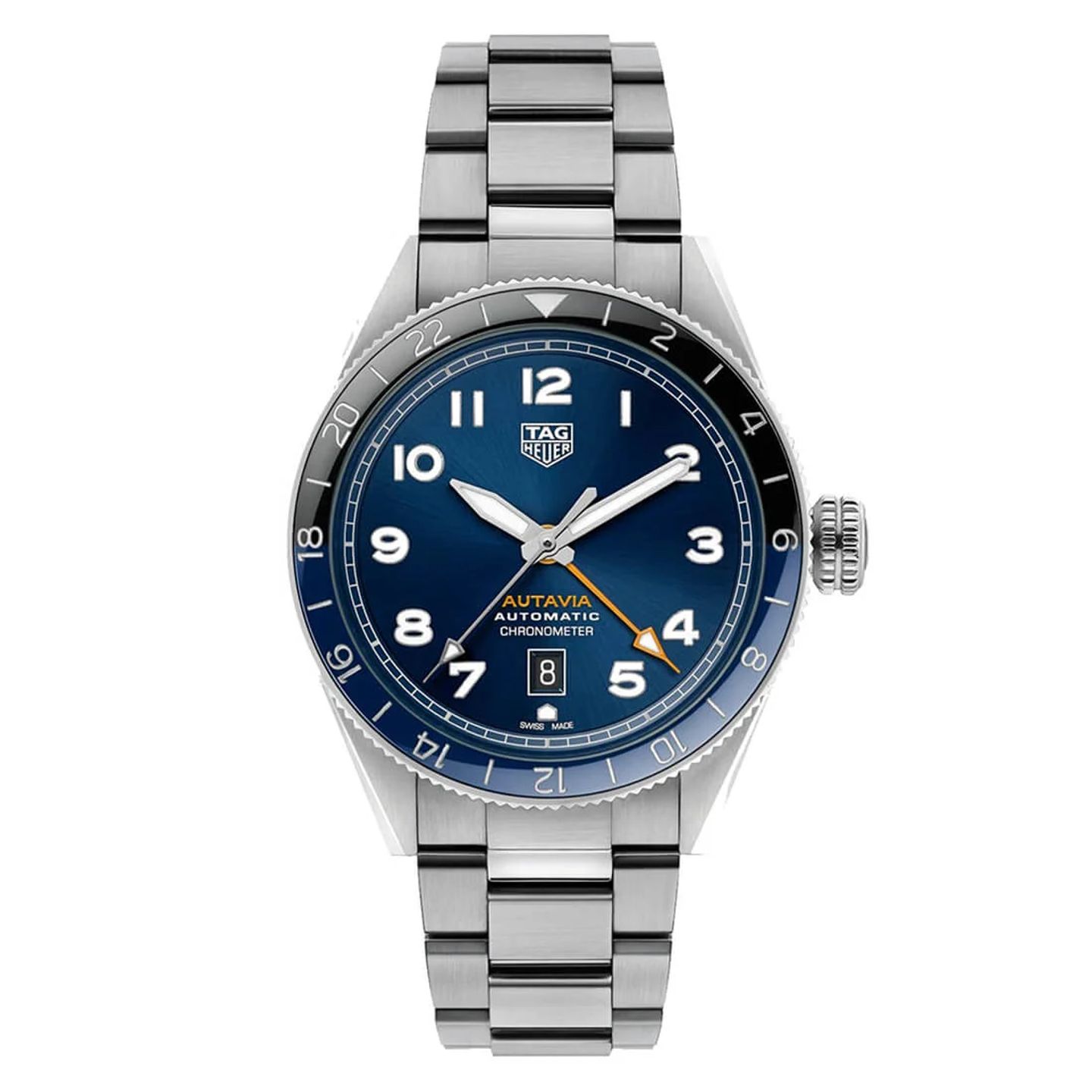 TAG Heuer Autavia WBE511A.BA0650 (2024) - Blauw wijzerplaat 42mm Staal (3/3)