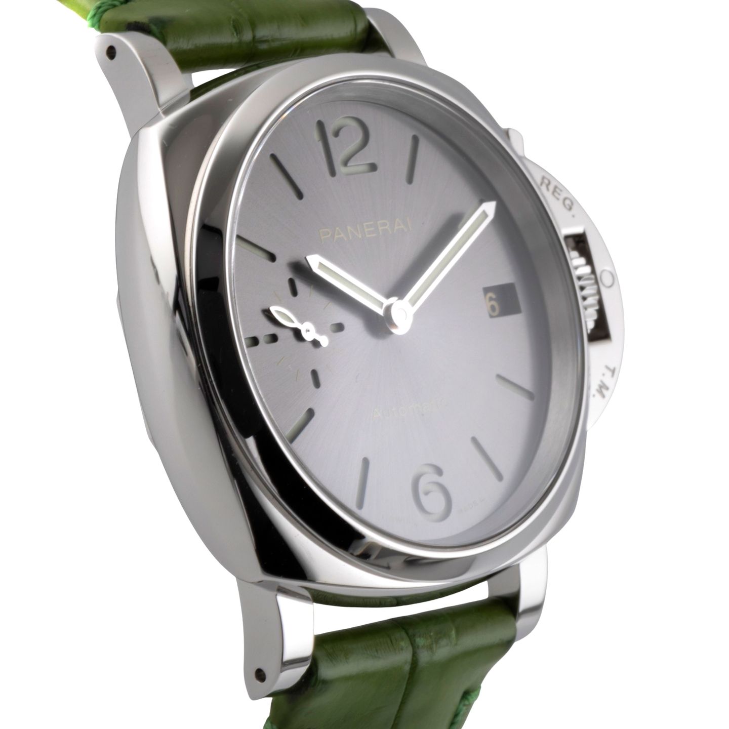 Panerai Luminor Due PAM00755 (2020) - Grey dial 38 mm Steel case (7/8)