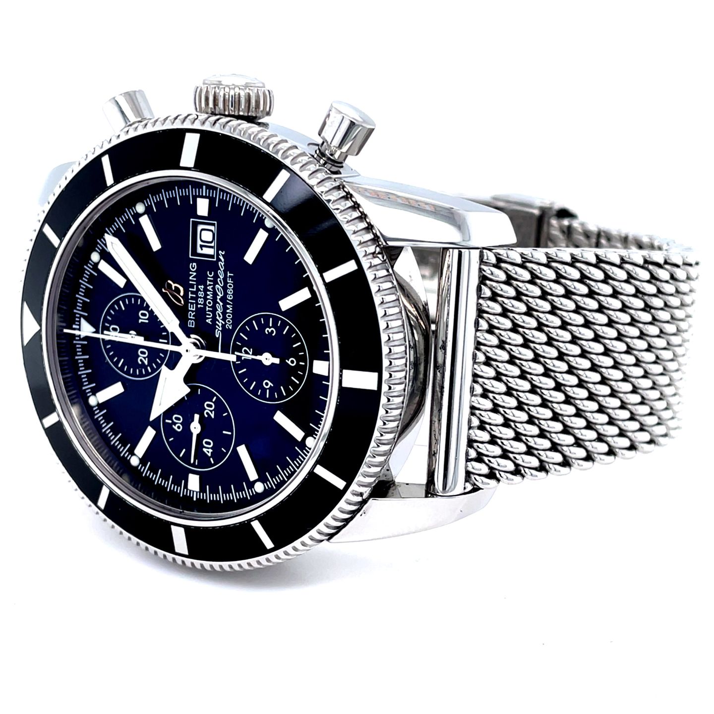 Breitling Superocean Heritage Chronograph A13320 (Unknown (random serial)) - Black dial 46 mm Steel case (4/8)