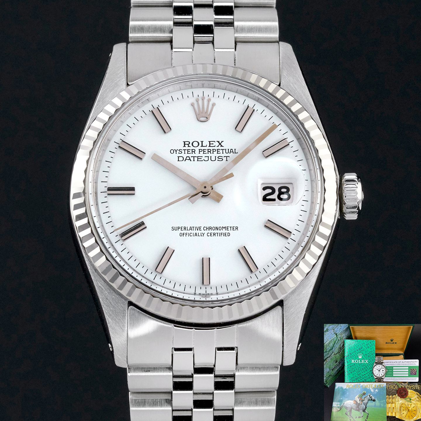 Rolex Datejust 1601 (1973) - 36mm Staal (1/7)