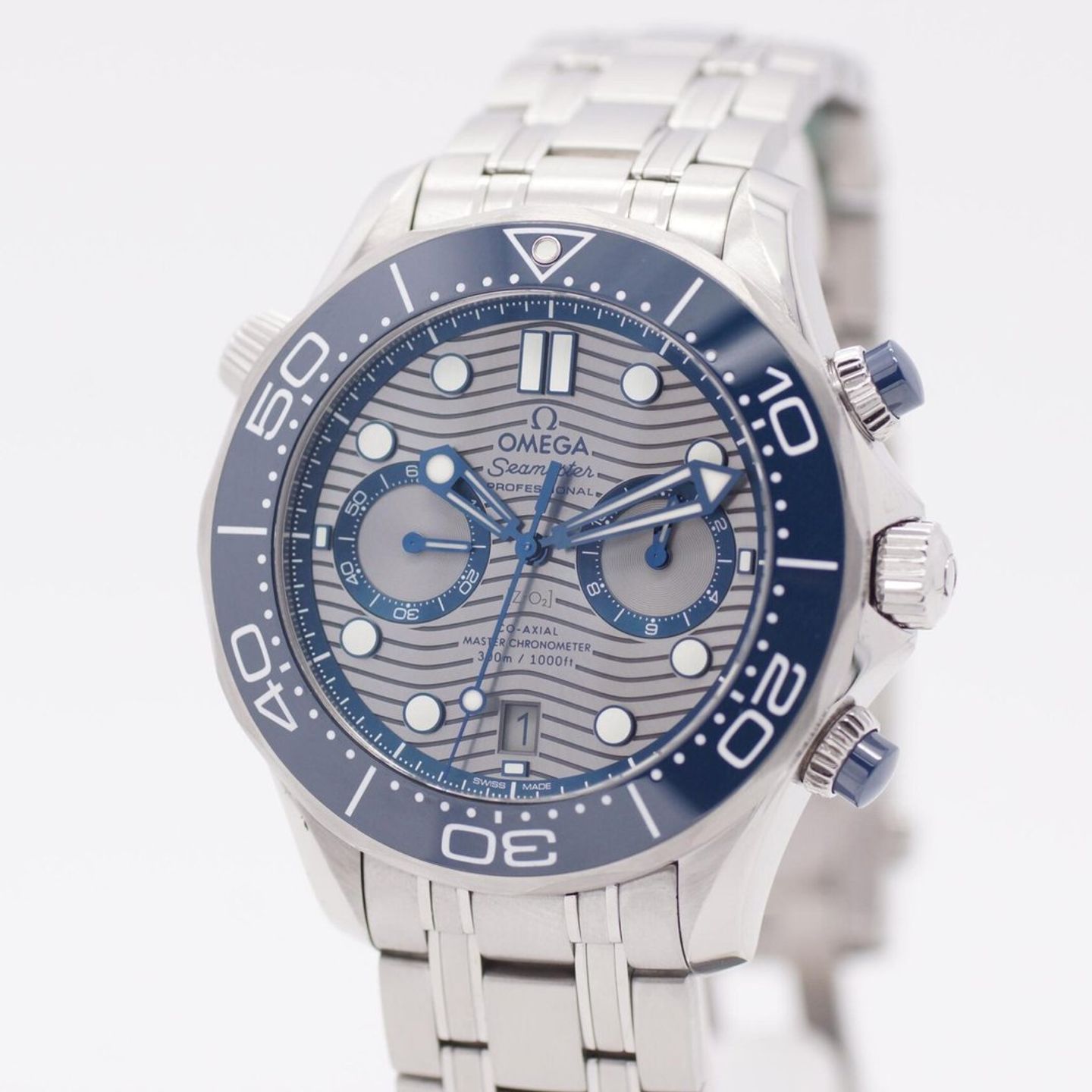 Omega Seamaster Diver 300 M 210.30.44.51.06.001 (2020) - Grey dial 44 mm Steel case (5/8)