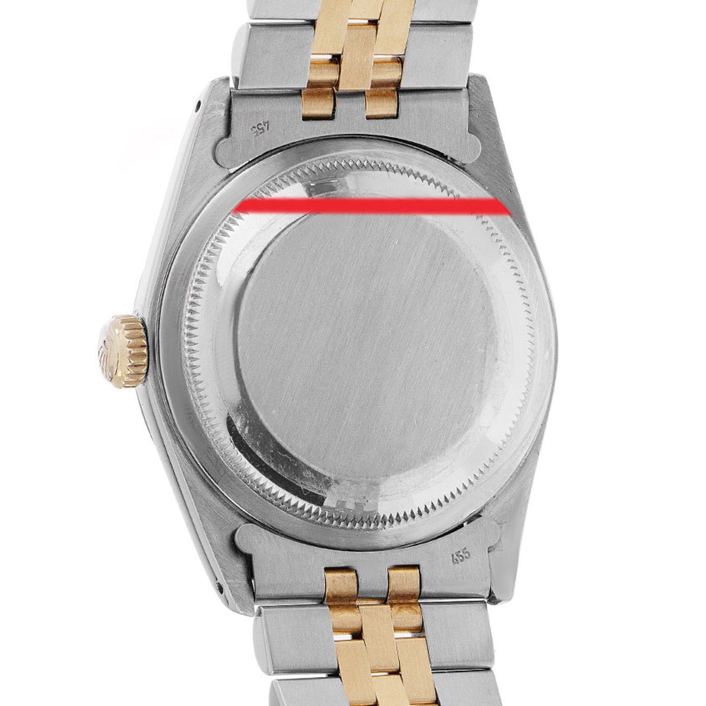Rolex Datejust 36 16233 (1991) - Green dial 36 mm Gold/Steel case (7/8)