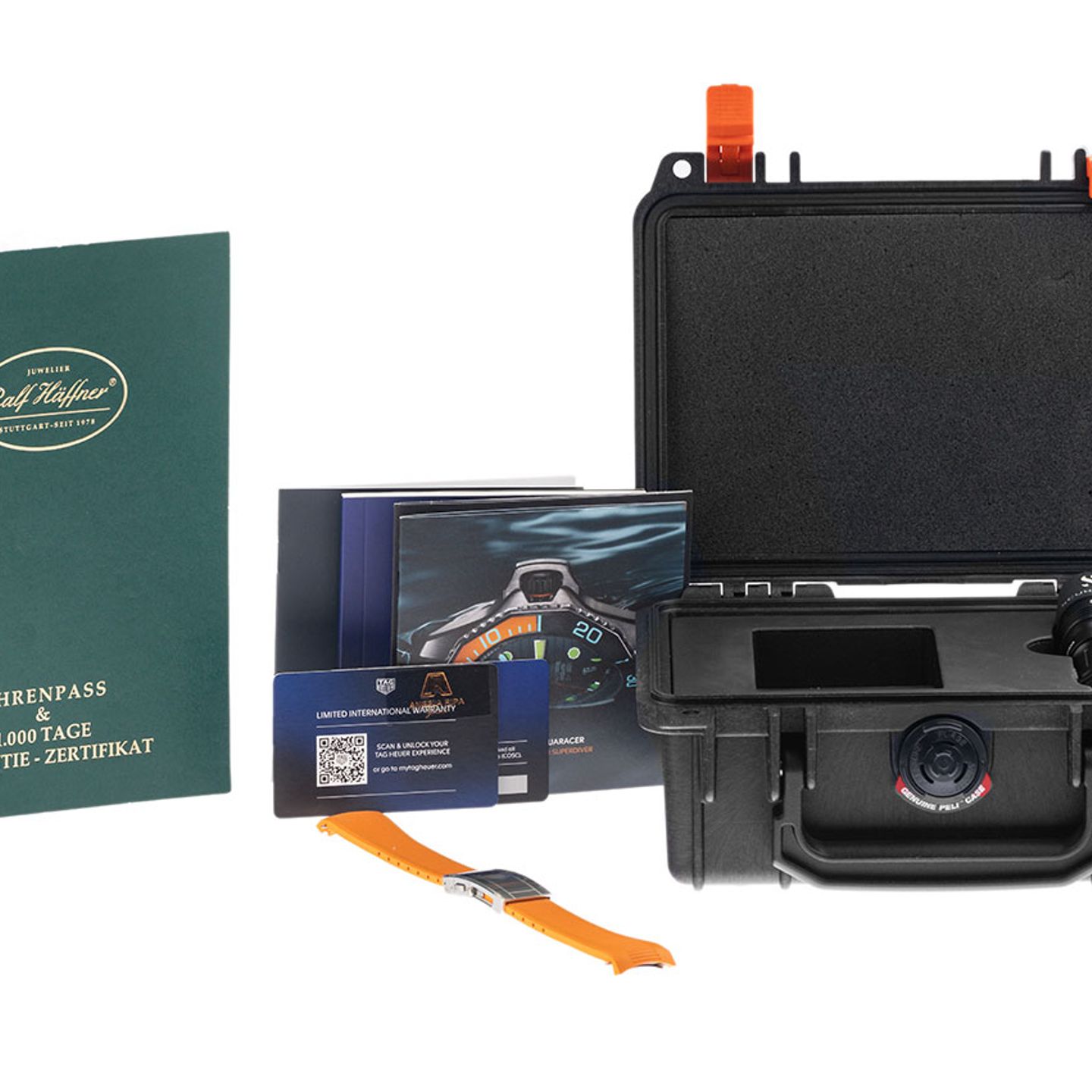 TAG Heuer Aquaracer WBP5A8A.BF0619 (2025) - Black dial 45 mm Titanium case (2/7)