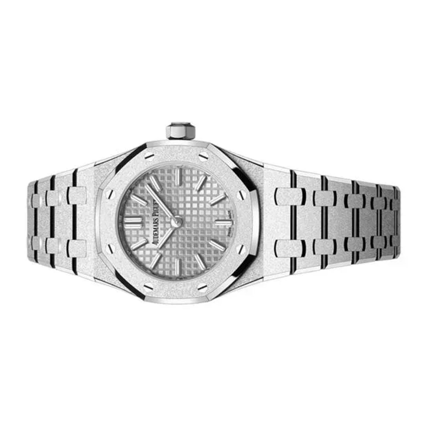 Audemars Piguet Royal Oak Mini 67630BC.GG.1312BC.01 (2025) - Silver dial 23 mm White Gold case (2/6)
