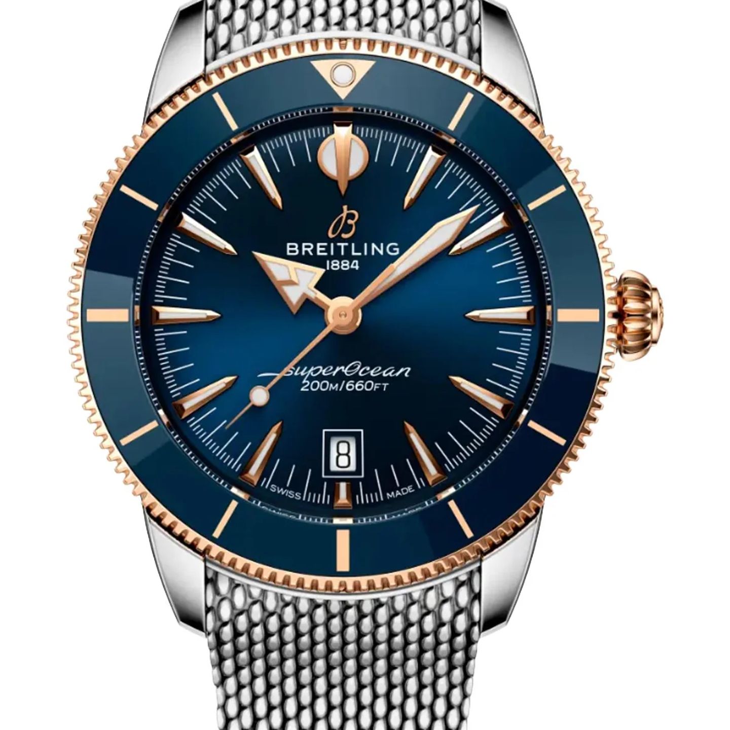 Breitling Superocean Heritage UB3112161C1A1 (2026) - Blauw wijzerplaat 44mm Goud/Staal (1/1)