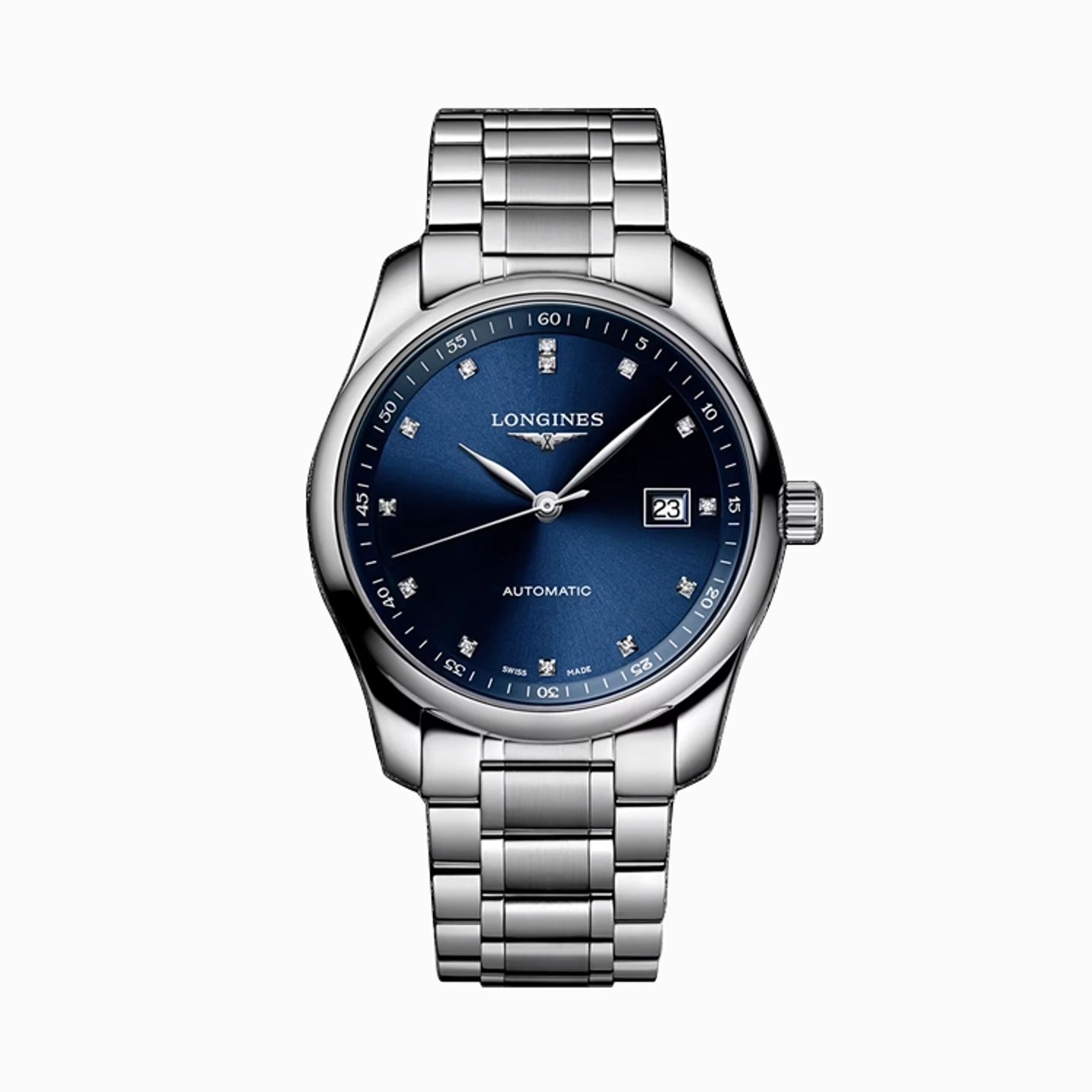 Longines Master Collection L2.793.4.97.6 (2025) - Blauw wijzerplaat 40mm Staal (1/1)