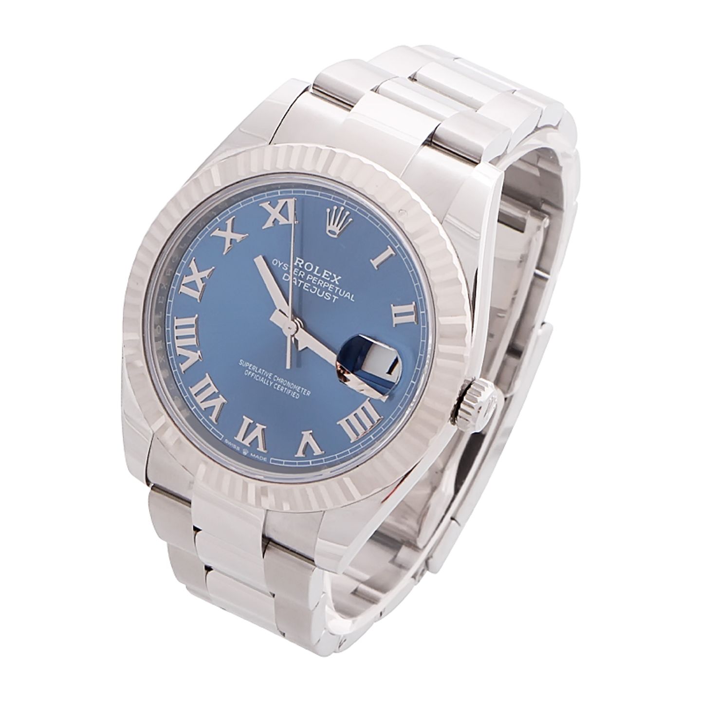 Rolex Datejust 41 126334 (2024) - Blauw wijzerplaat 41mm Staal (2/4)