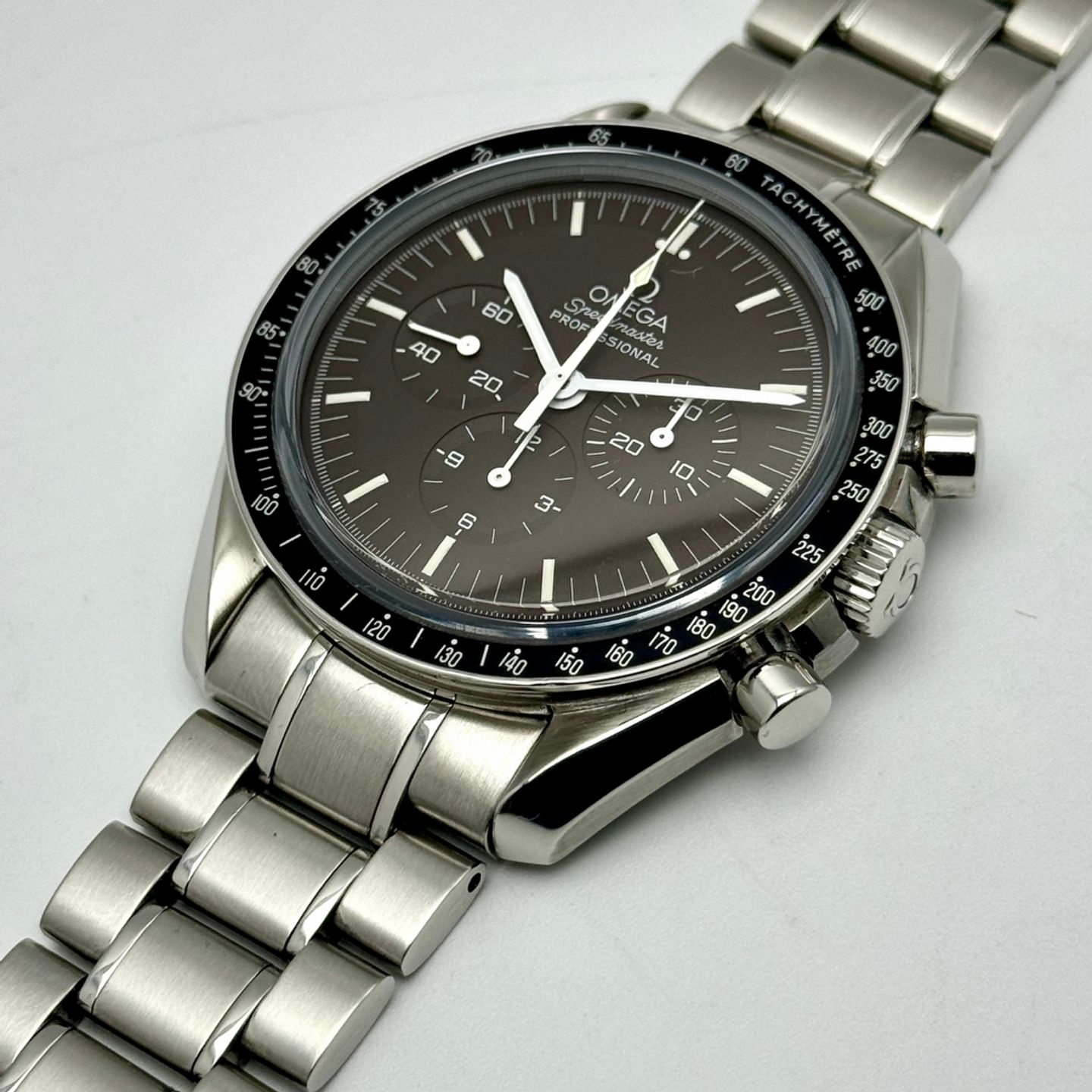 Omega Speedmaster Professional Moonwatch 311.30.42.30.13.001 (2014) - Brown dial 42 mm Steel case (5/10)