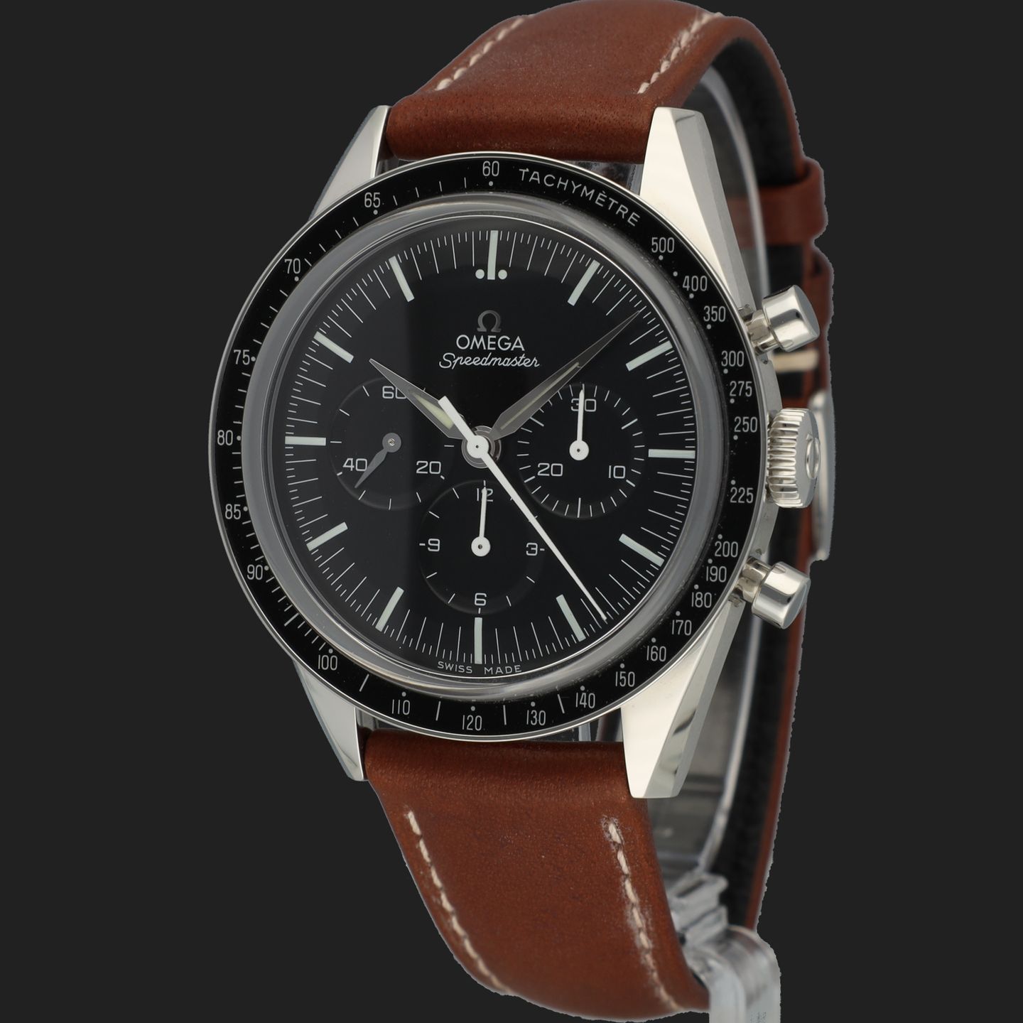 Omega Speedmaster Professional Moonwatch 311.32.40.30.01.001 (2020) - Zwart wijzerplaat 40mm Staal (1/8)