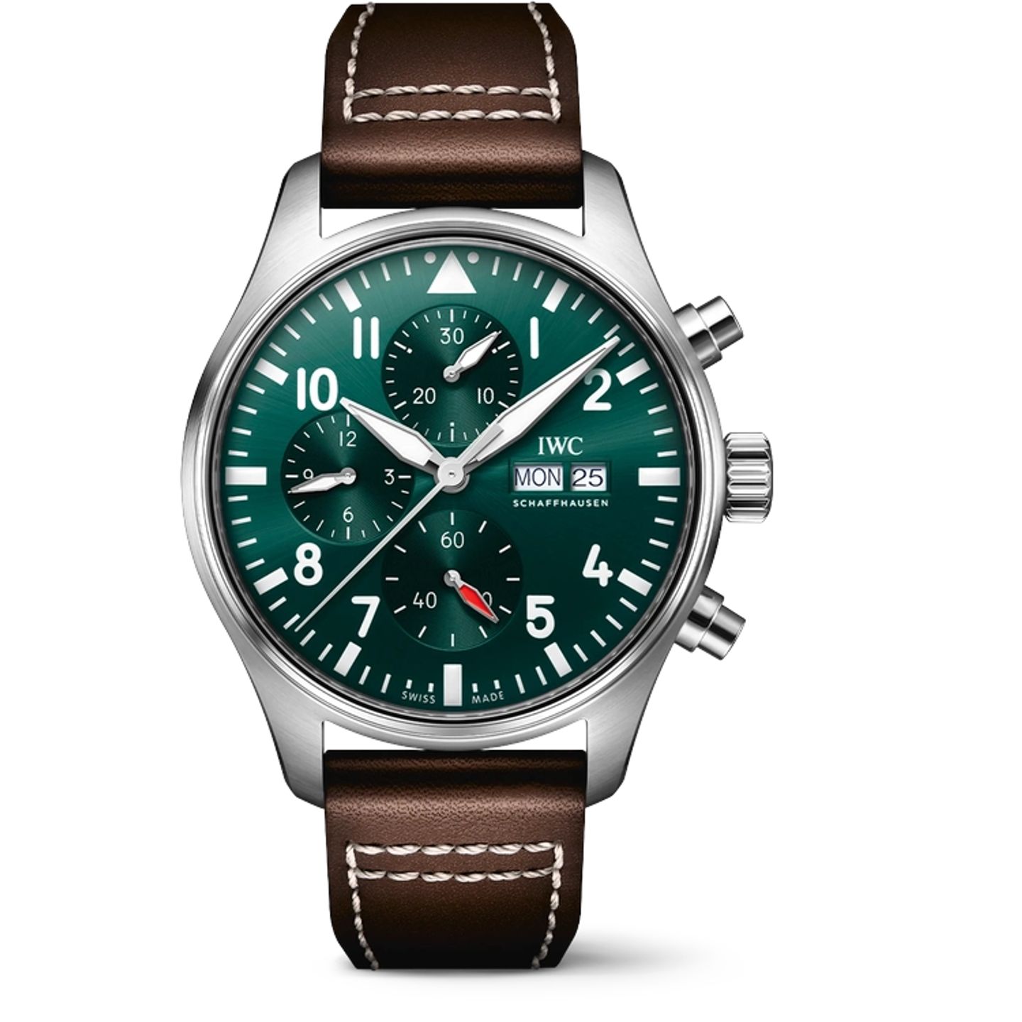 IWC Pilot Chronograph IW378005 (2025) - Green dial 43 mm Steel case (1/1)