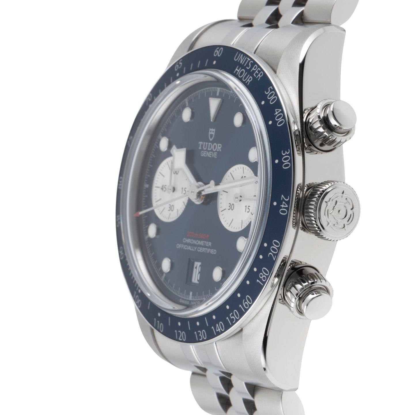 Tudor Black Bay Chrono 79360B (Unknown (random serial)) - Blue dial 41 mm Steel case (6/8)