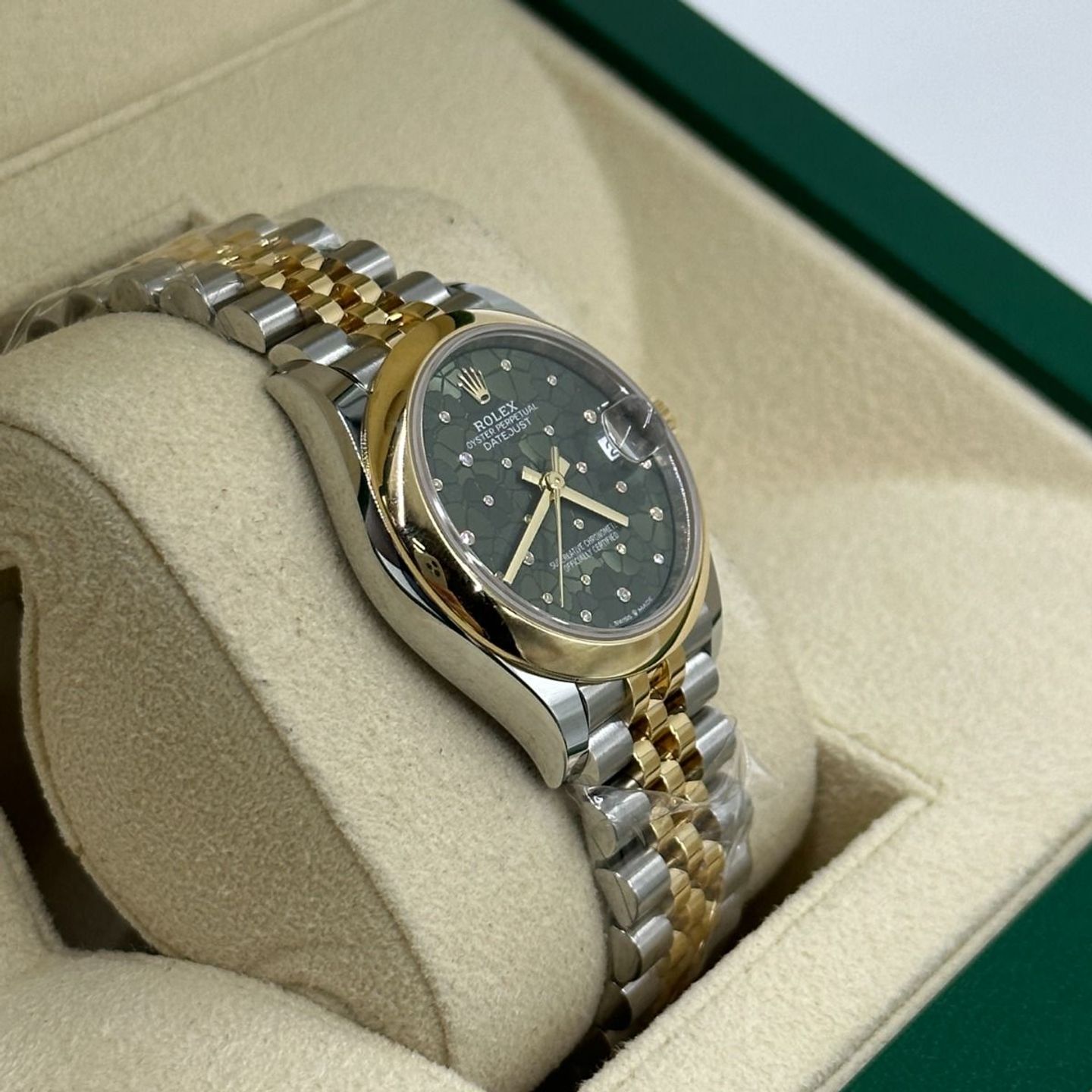 Rolex Datejust 31 278243 (2024) - Groen wijzerplaat 31mm Staal (7/8)