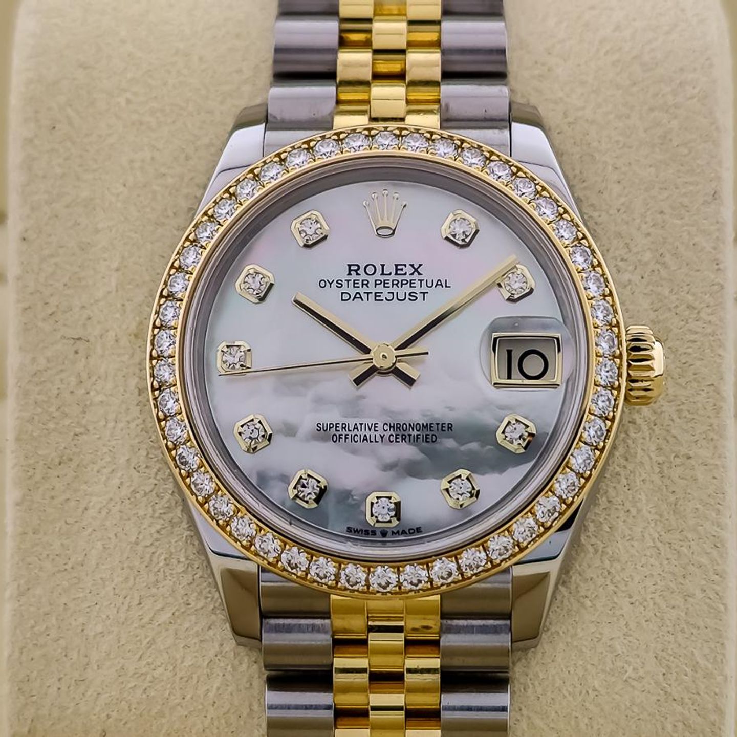 Rolex Datejust 31 278383RBR (2019) - Pearl dial 31 mm Steel case (1/7)