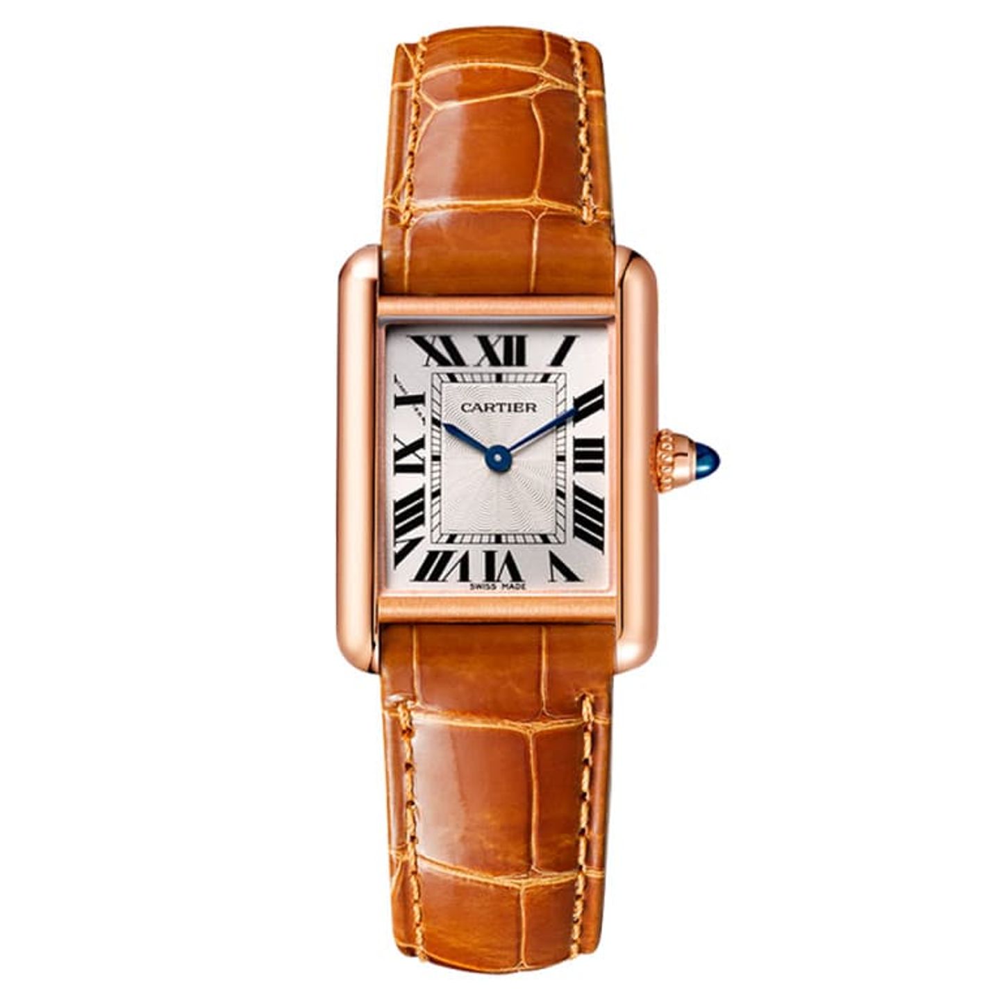 Cartier Tank Louis Cartier WGTA0010 (2025) - Zilver wijzerplaat 30mm Roségoud (1/1)