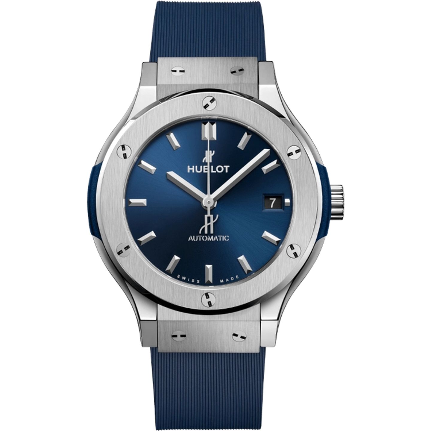Hublot Classic Fusion Blue 565.NX.7170.RX (2025) - Blue dial 38 mm Titanium case (1/1)