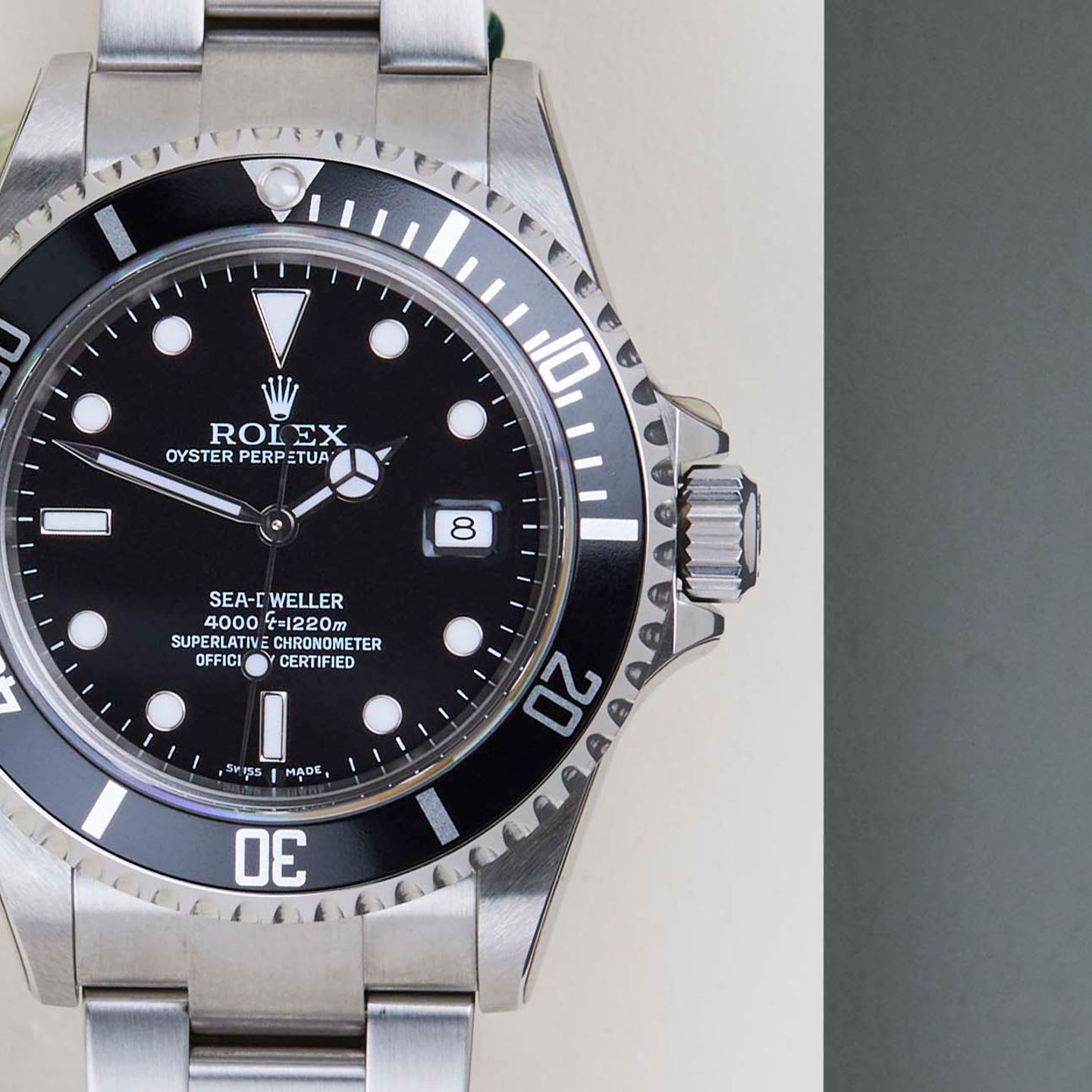 Rolex Sea-Dweller 4000 16600 (2007) - Black dial 40 mm Steel case (5/8)