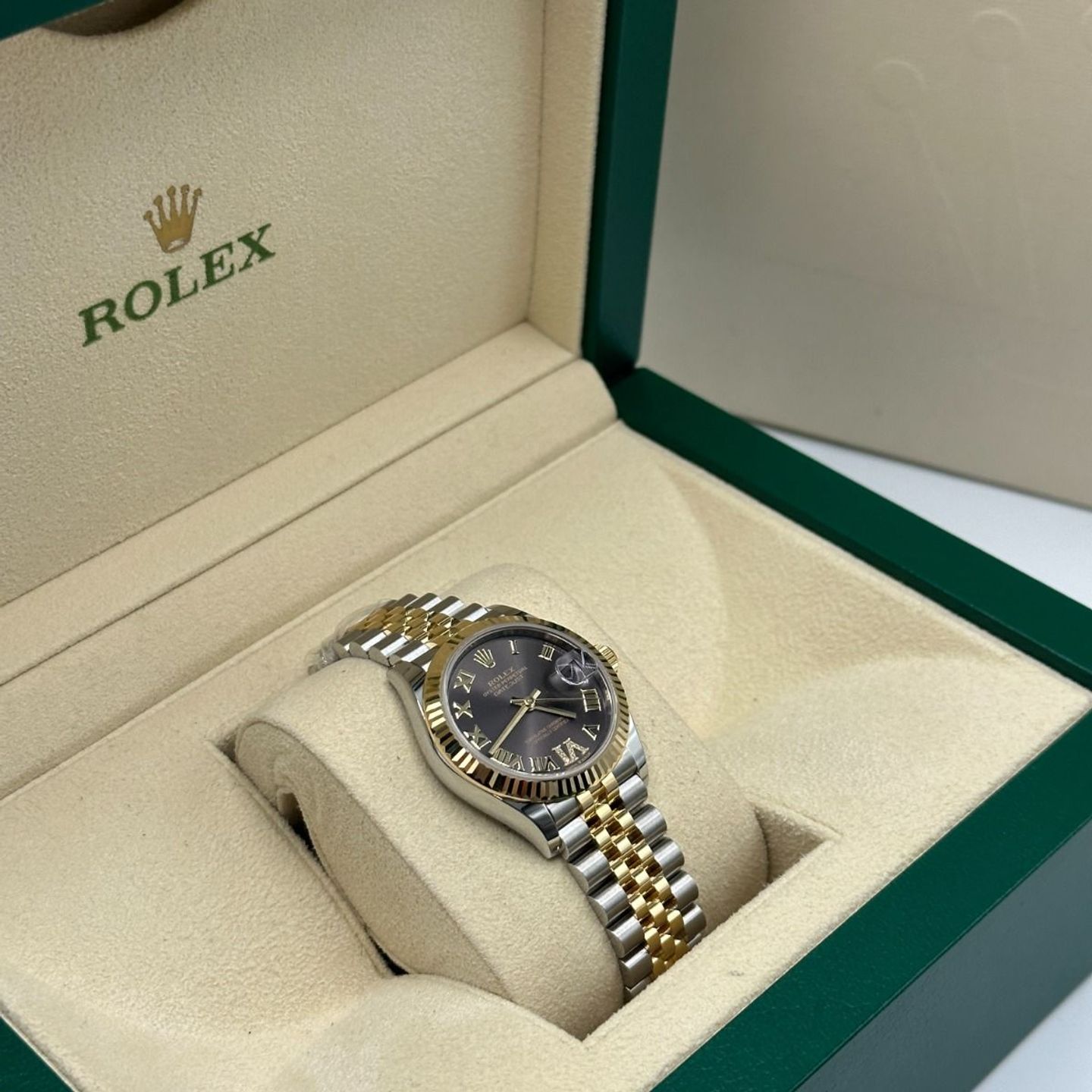 Rolex Datejust 31 278273 (2024) - Grijs wijzerplaat 31mm Staal (3/8)