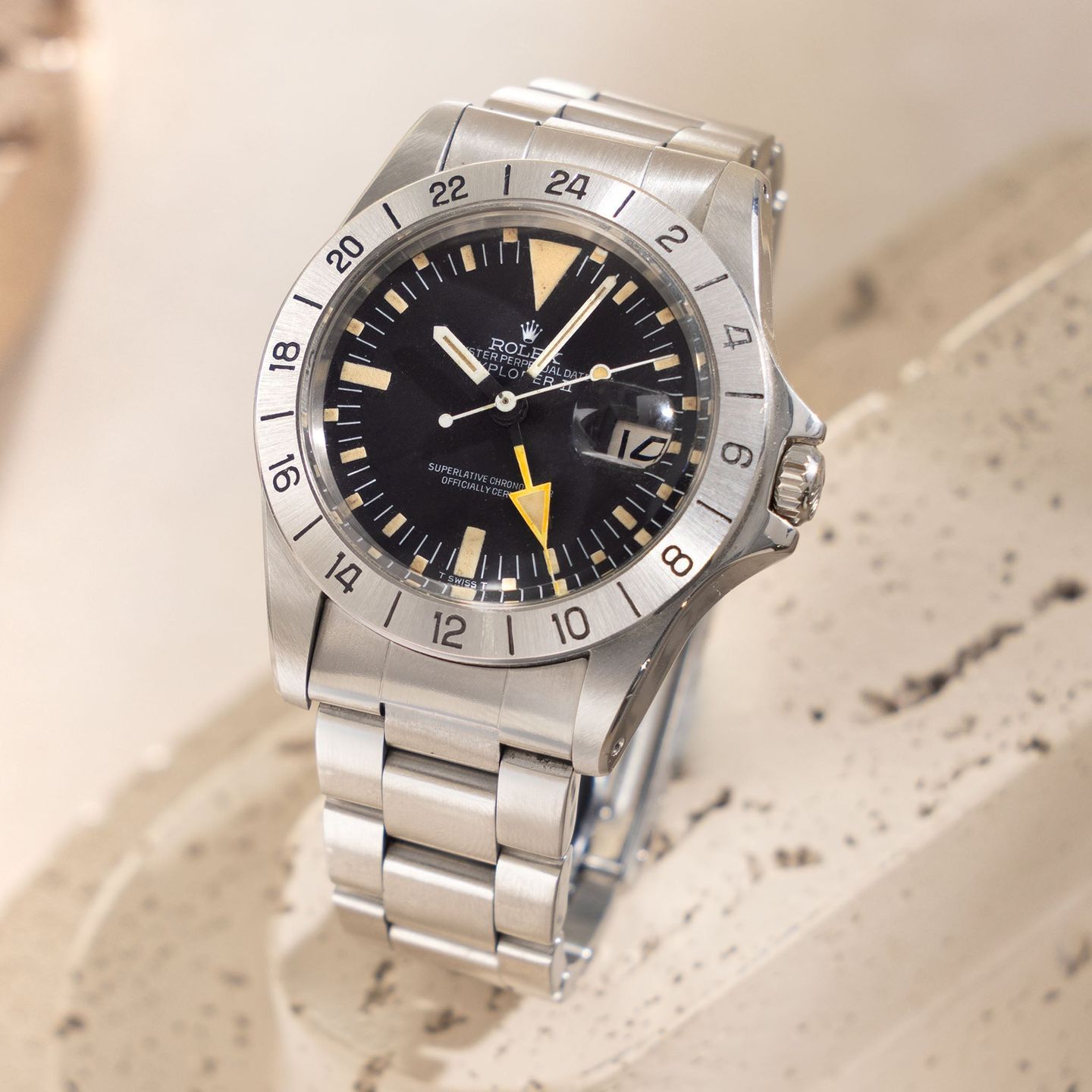 Rolex Explorer II 1655 (1977) - Black dial 40 mm Steel case (1/8)