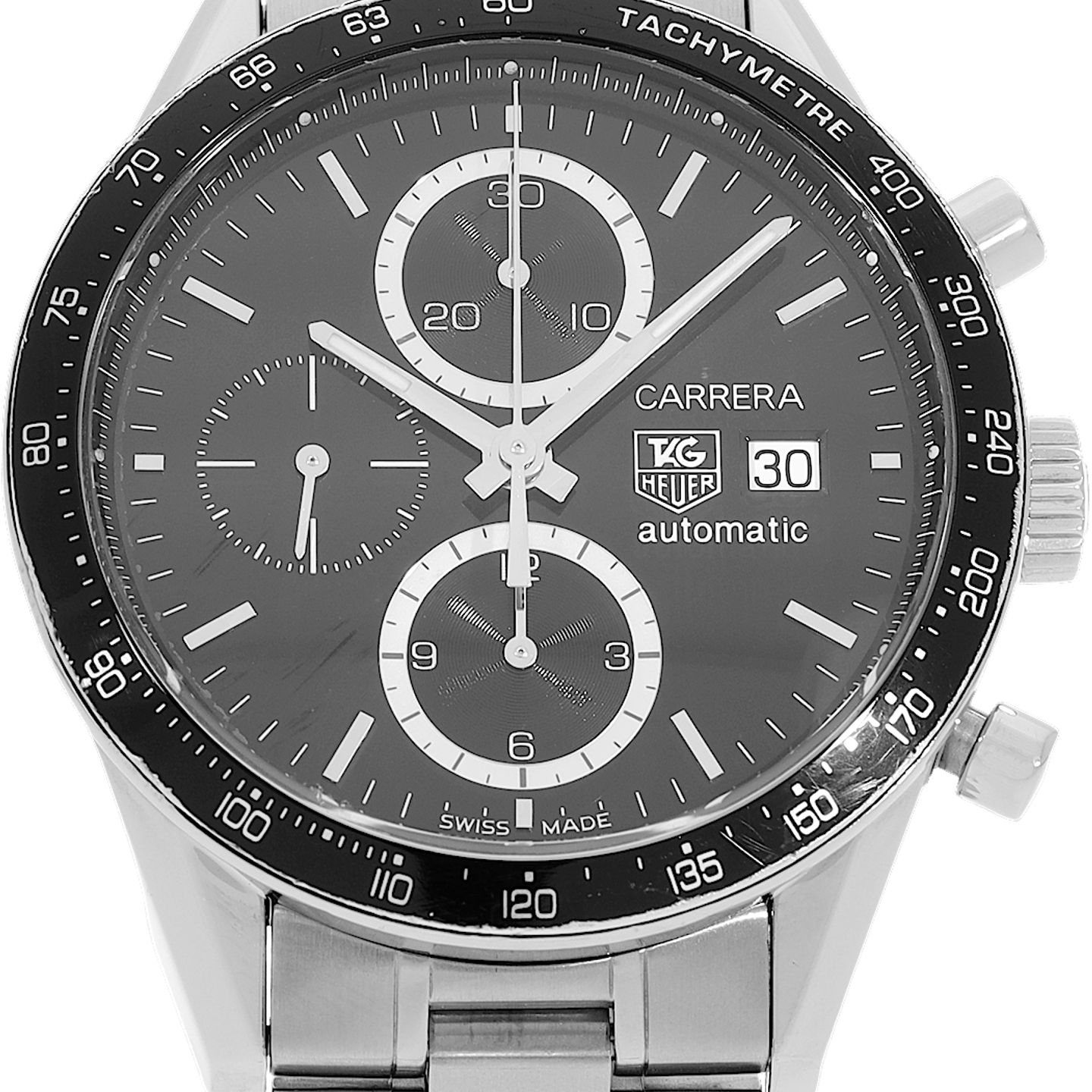 TAG Heuer Carrera Calibre 16 CV2010 (2009) - 41mm Staal (1/5)