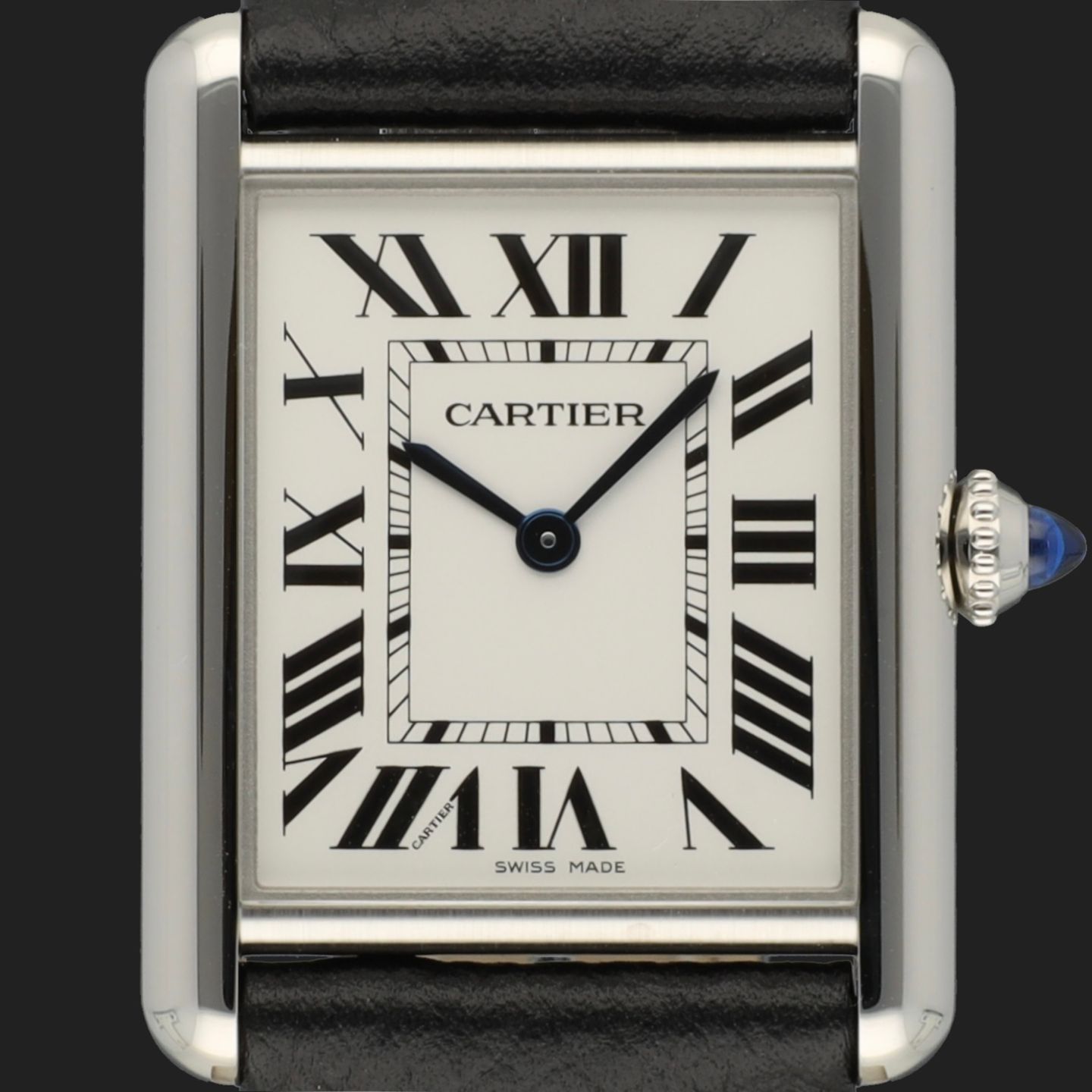 Cartier Tank WSTA0041 (2024) - Wit wijzerplaat 34mm Staal (2/8)