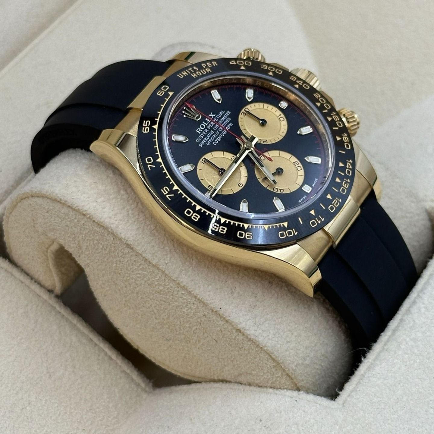 Rolex Daytona 116518LN (Onbekend (willekeurig serienummer)) - Zwart wijzerplaat 40mm Geelgoud (7/8)