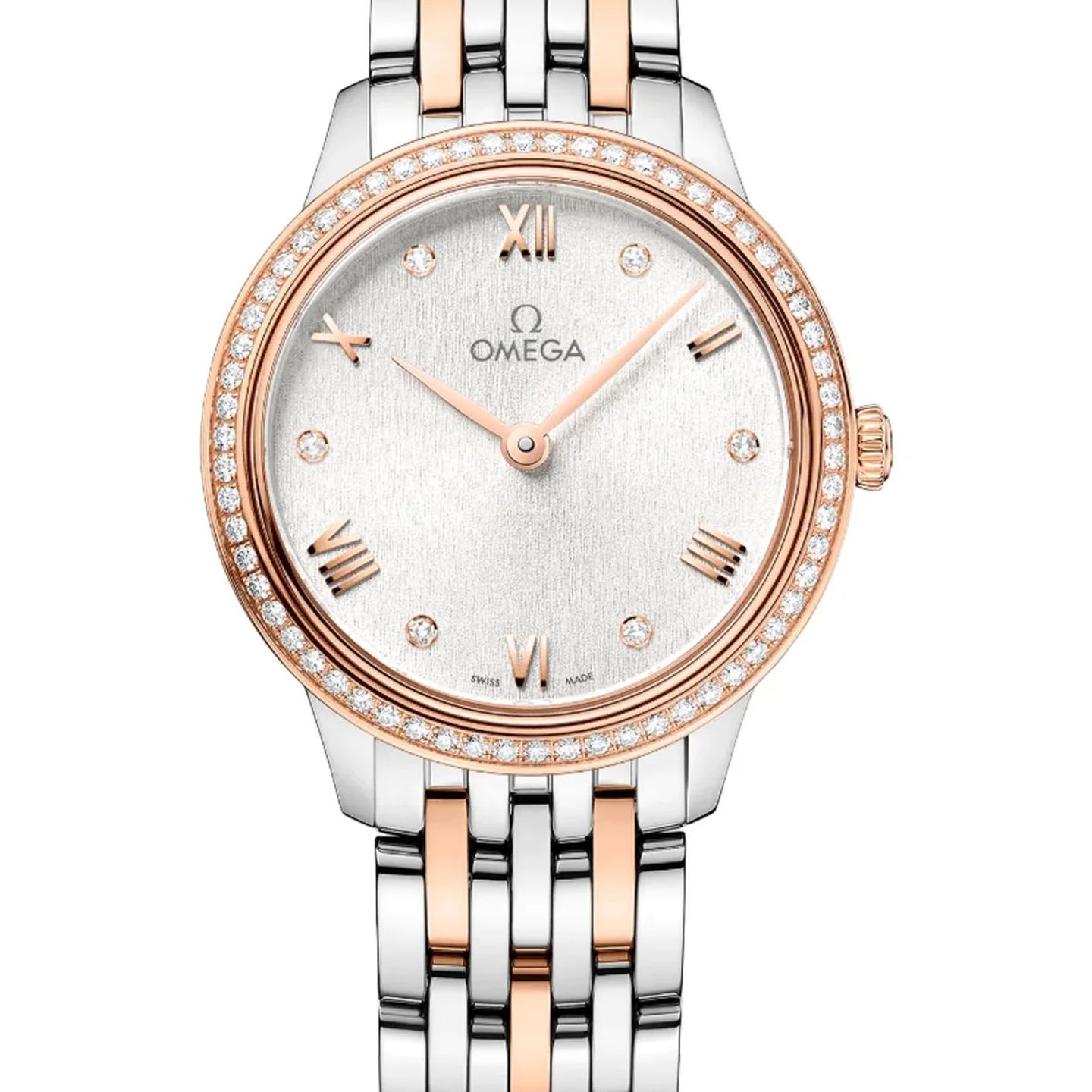 Omega De Ville Prestige 434.25.28.60.52.001 (2026) - Zilver wijzerplaat 28mm Goud/Staal (1/1)