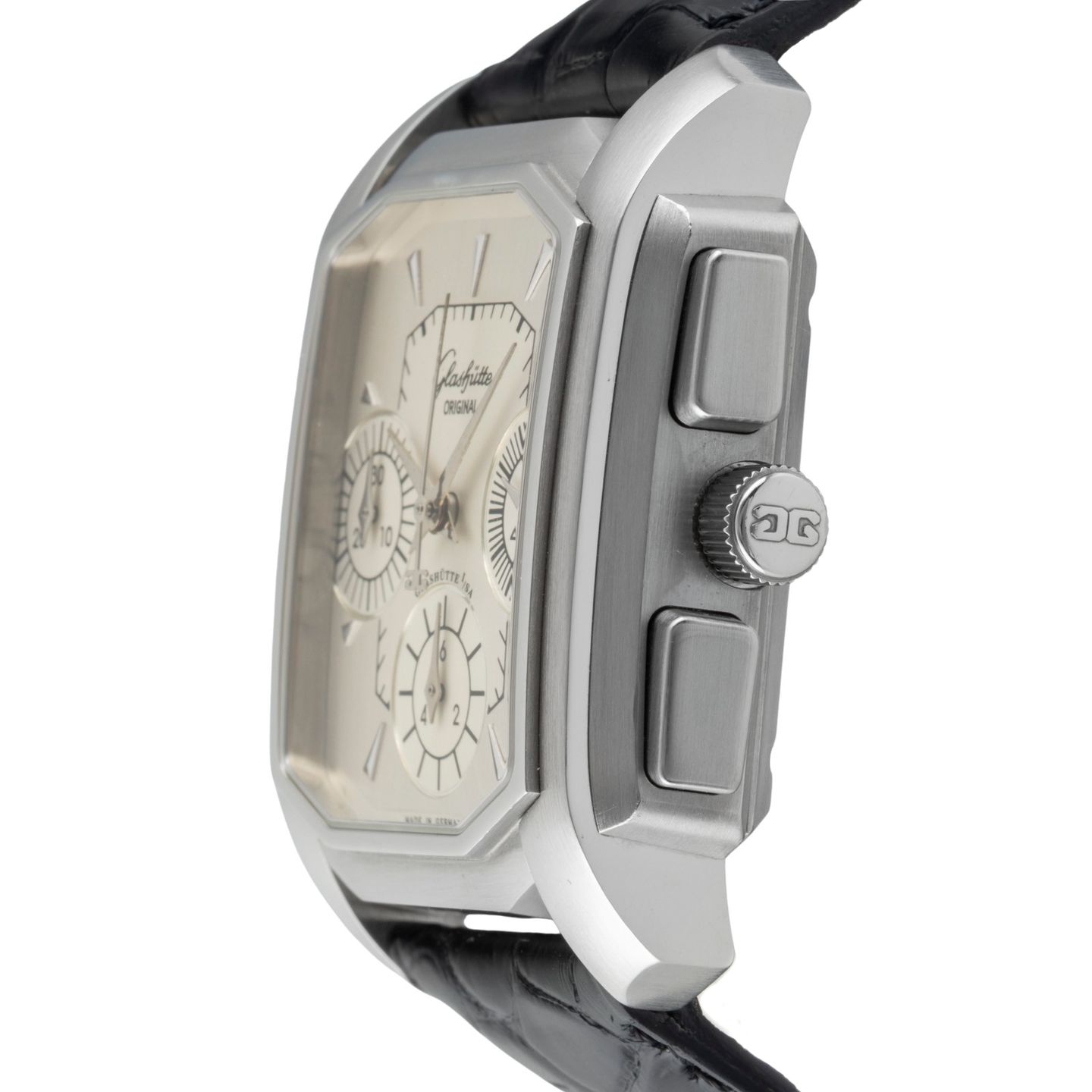 Glashütte Original Senator Karrée 1-39-31-06-04-04 (Unknown (random serial)) - Silver dial 35 mm Steel case (6/8)