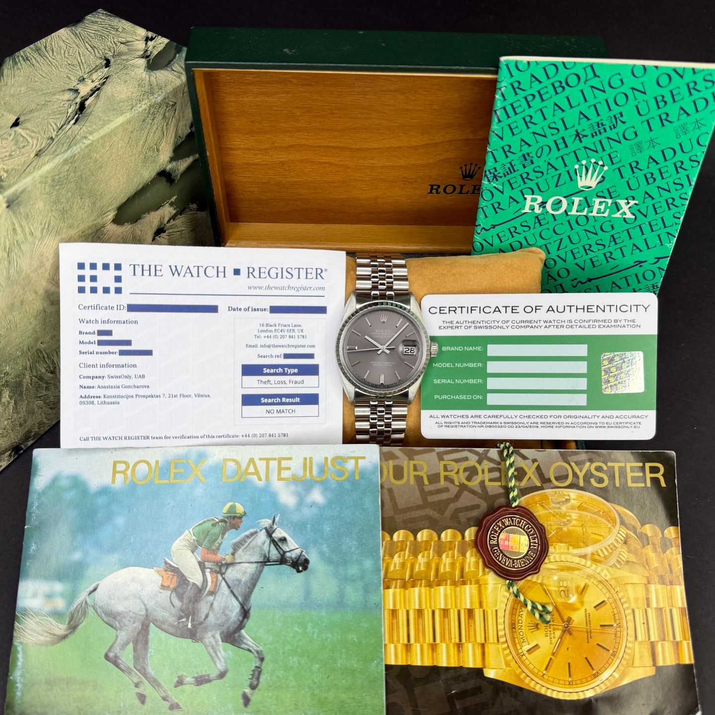 Rolex Datejust 1603 (1971) - 36mm Staal (3/8)