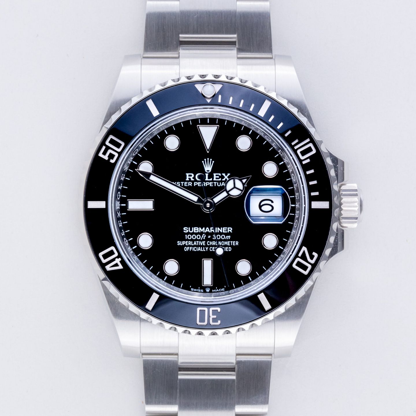 Rolex Submariner Date 126610LN (2025) - Zwart wijzerplaat 41mm Staal (3/8)