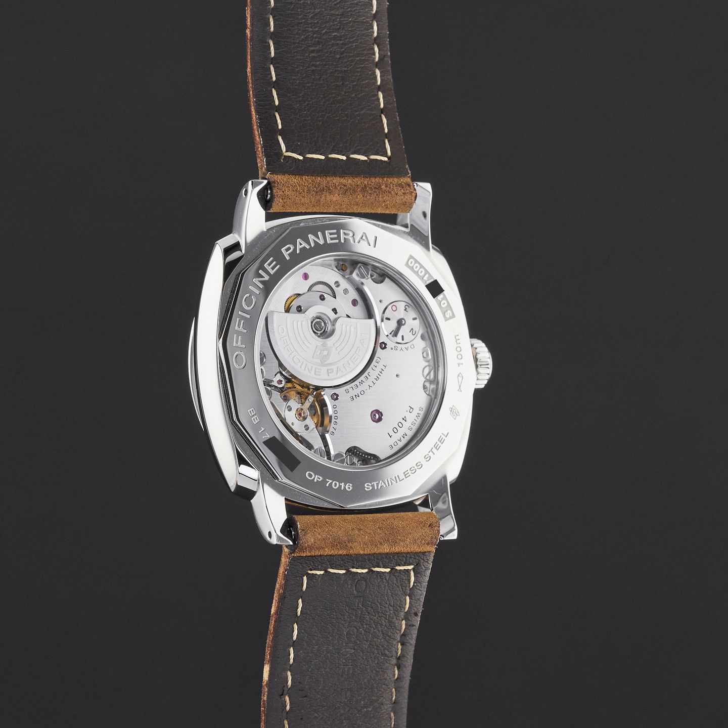 Panerai Radiomir 1940 3 Days Automatic PAM00657 (2020) - Black dial 45 mm Steel case (7/8)