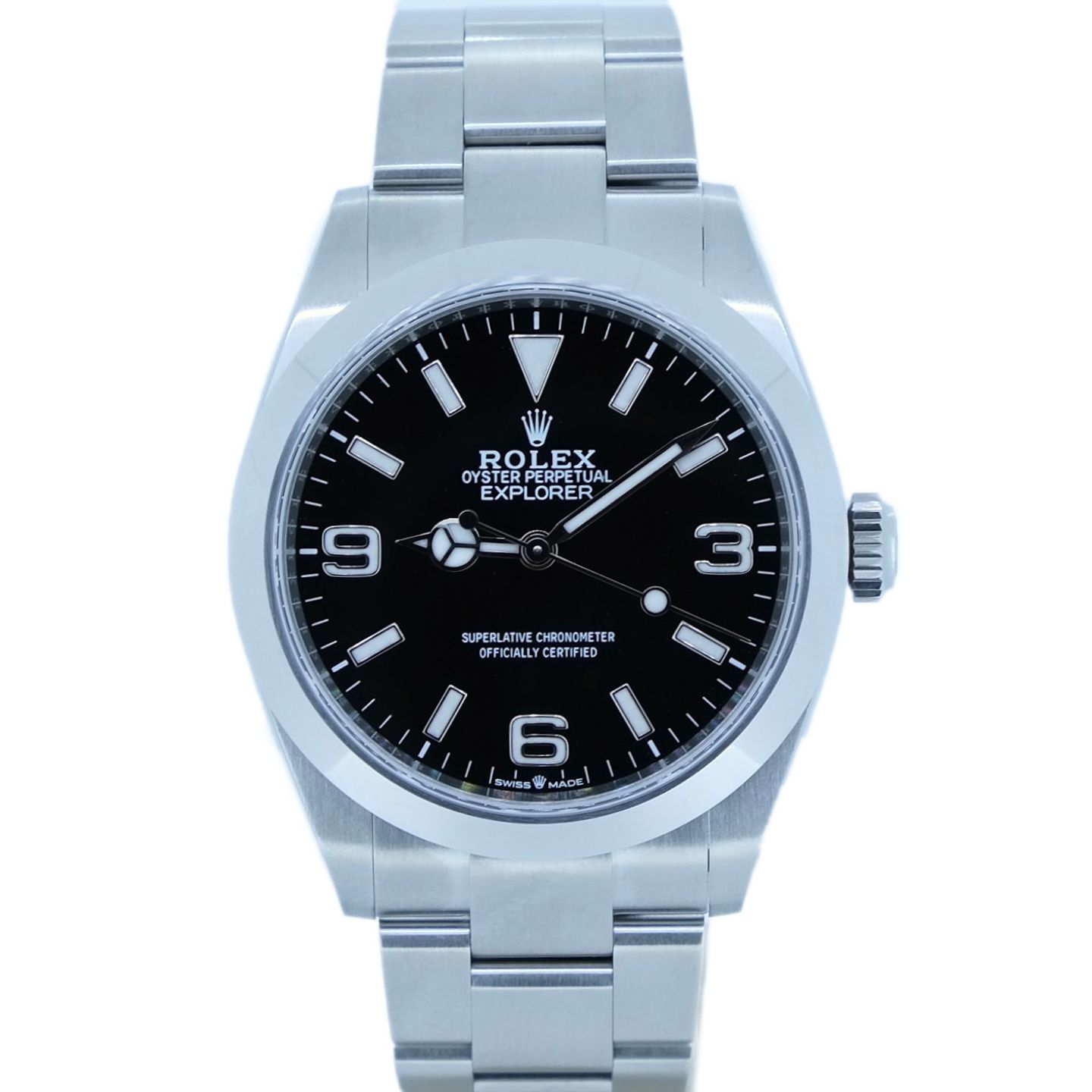 Rolex Explorer 224270 (2024) - Zwart wijzerplaat 40mm Staal (1/6)