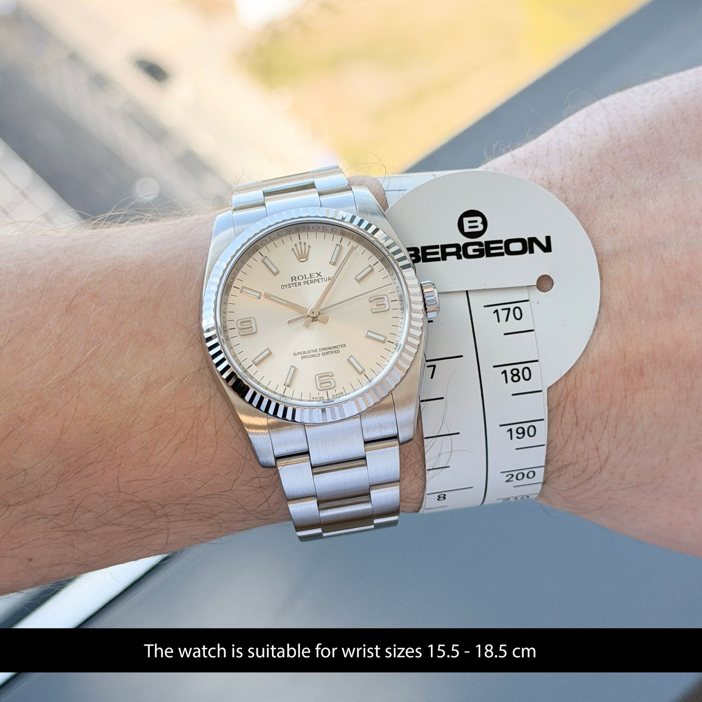 Rolex Oyster Perpetual 36 116034 (2009) - Silver dial 36 mm Steel case (2/7)