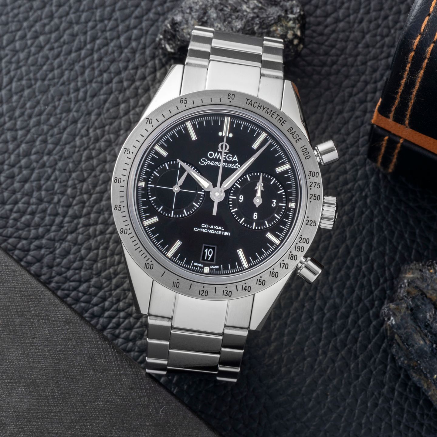 Omega Speedmaster '57 331.10.42.51.01.001 (Onbekend (willekeurig serienummer)) - Zwart wijzerplaat 42mm Staal (1/8)