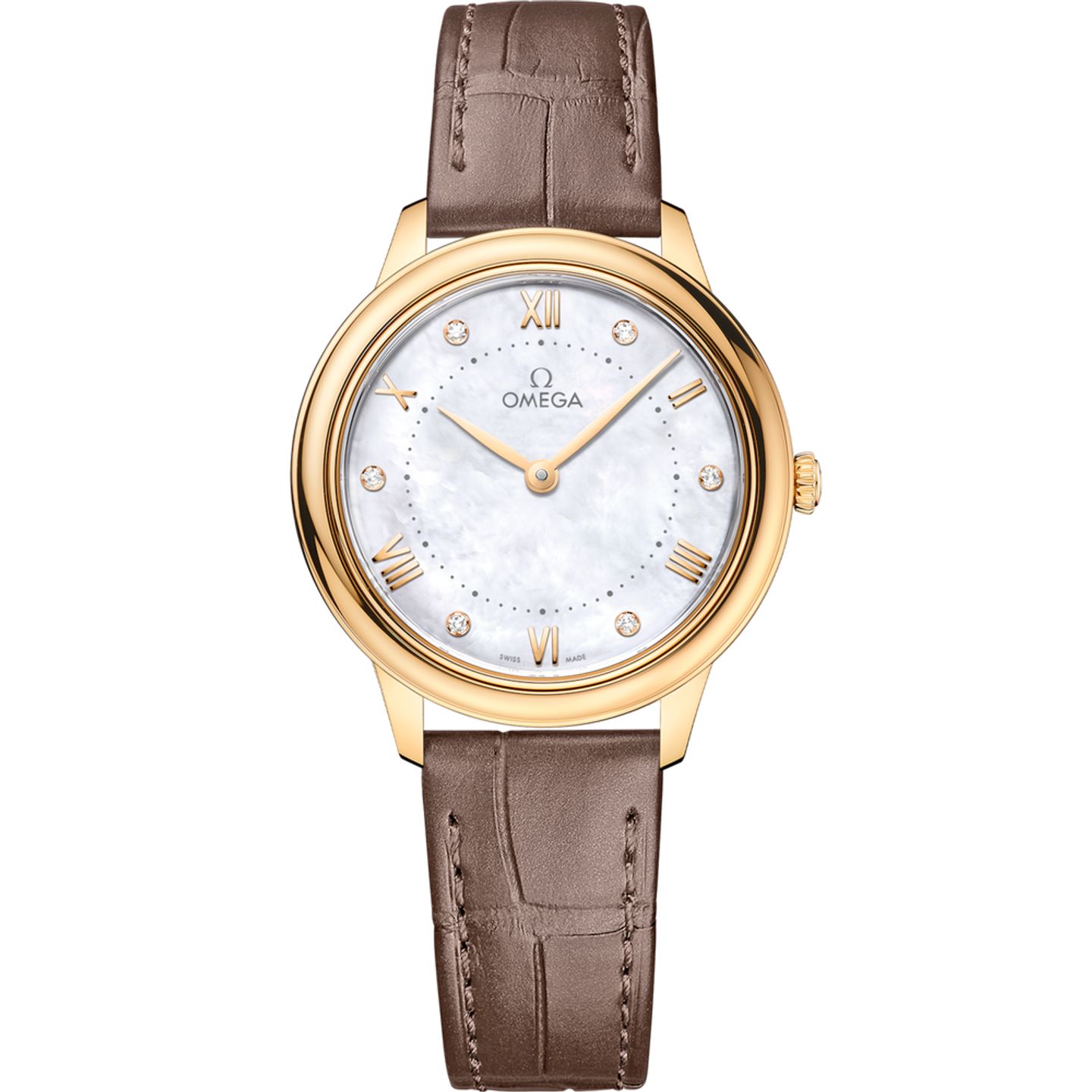 Omega De Ville 434.53.30.60.55.002 (2025) - White dial 30 mm Yellow Gold case (1/1)