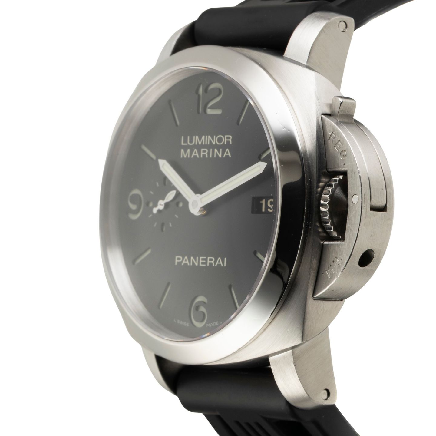 Panerai Luminor Marina 1950 3 Days Automatic PAM00312 (Unknown (random serial)) - Black dial 44 mm Steel case (6/8)