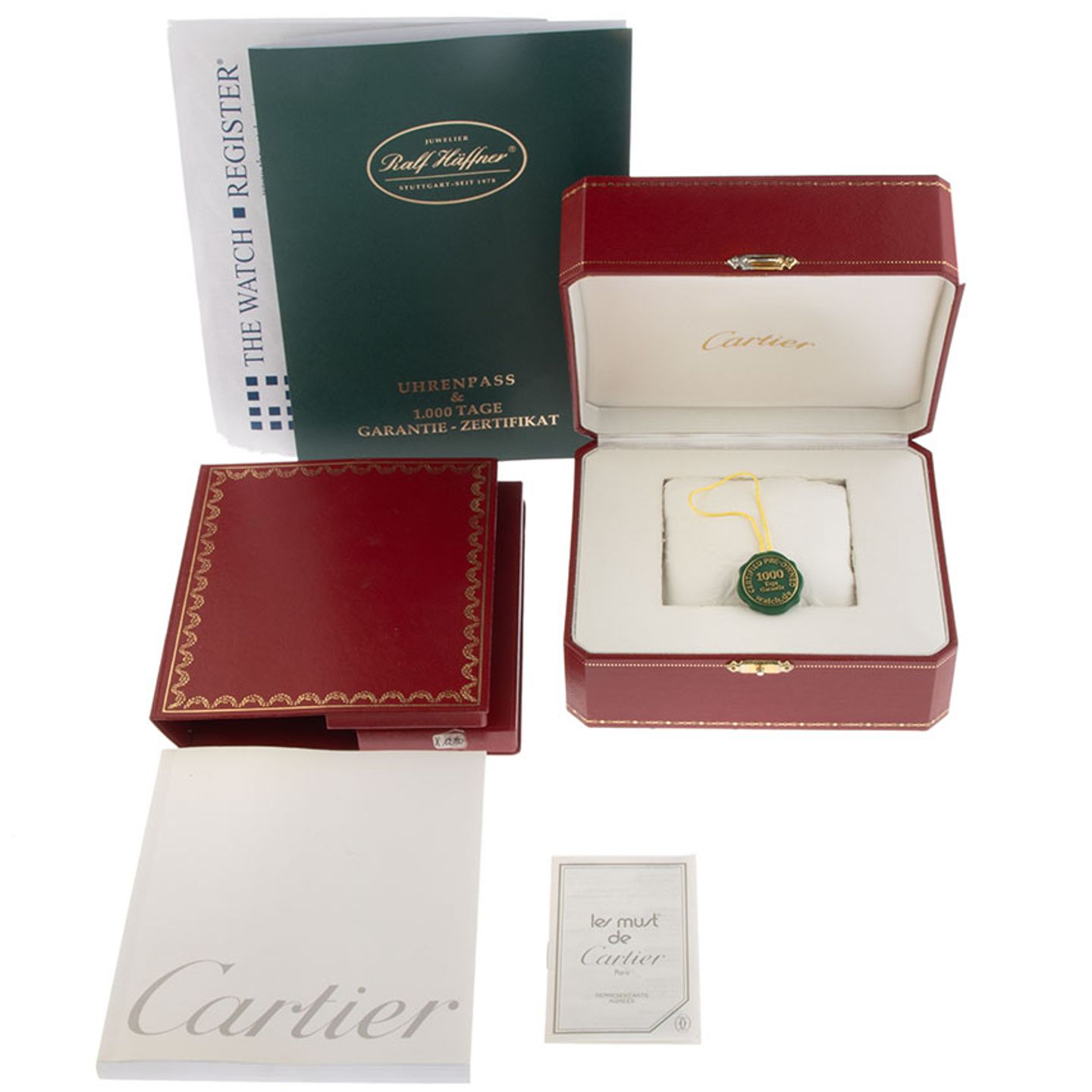 Cartier Tank Française 2302 (2009) - Silver dial 28 mm Steel case (2/8)