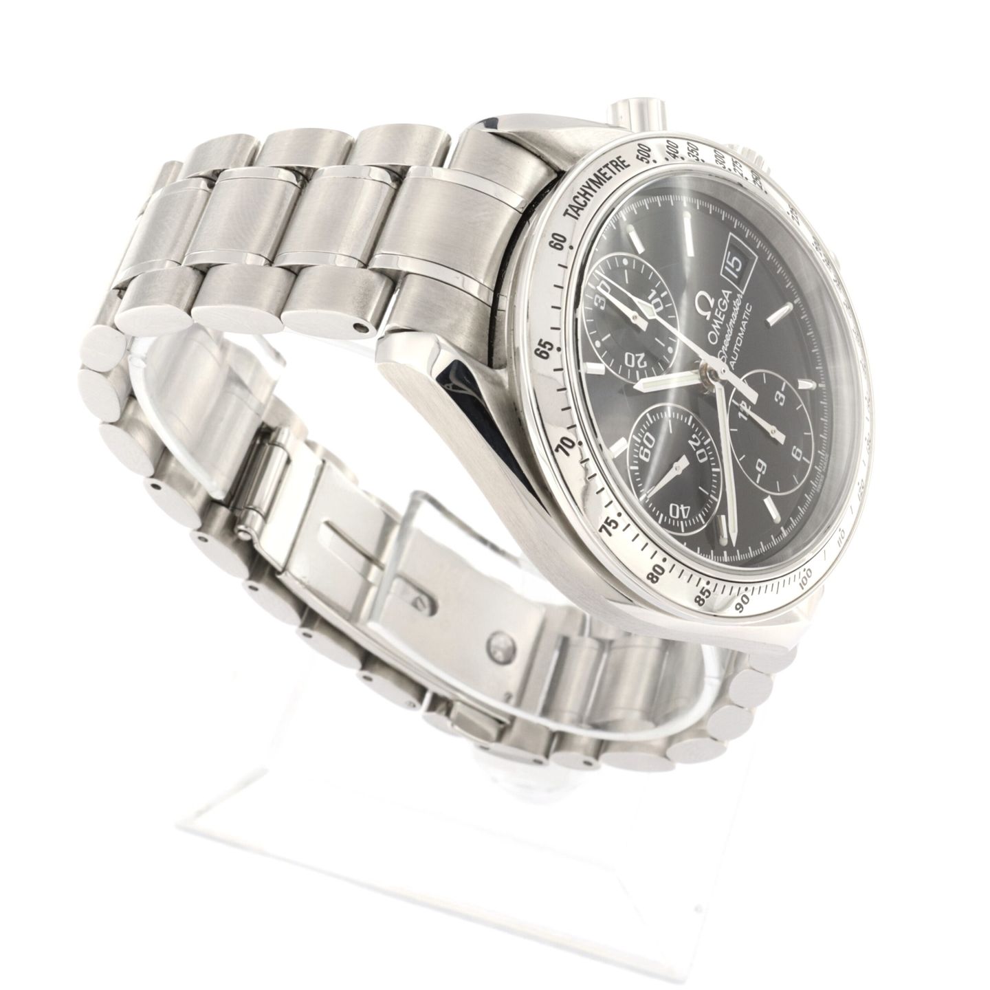 Omega Speedmaster Date 3513.50.00 (2009) - Zwart wijzerplaat 39mm Staal (5/5)