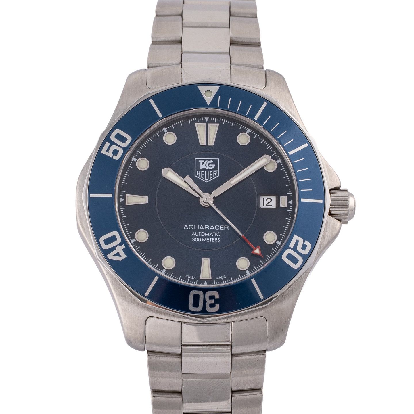 TAG Heuer Aquaracer 300M WAB2011 (2006) - 41mm Staal (1/8)