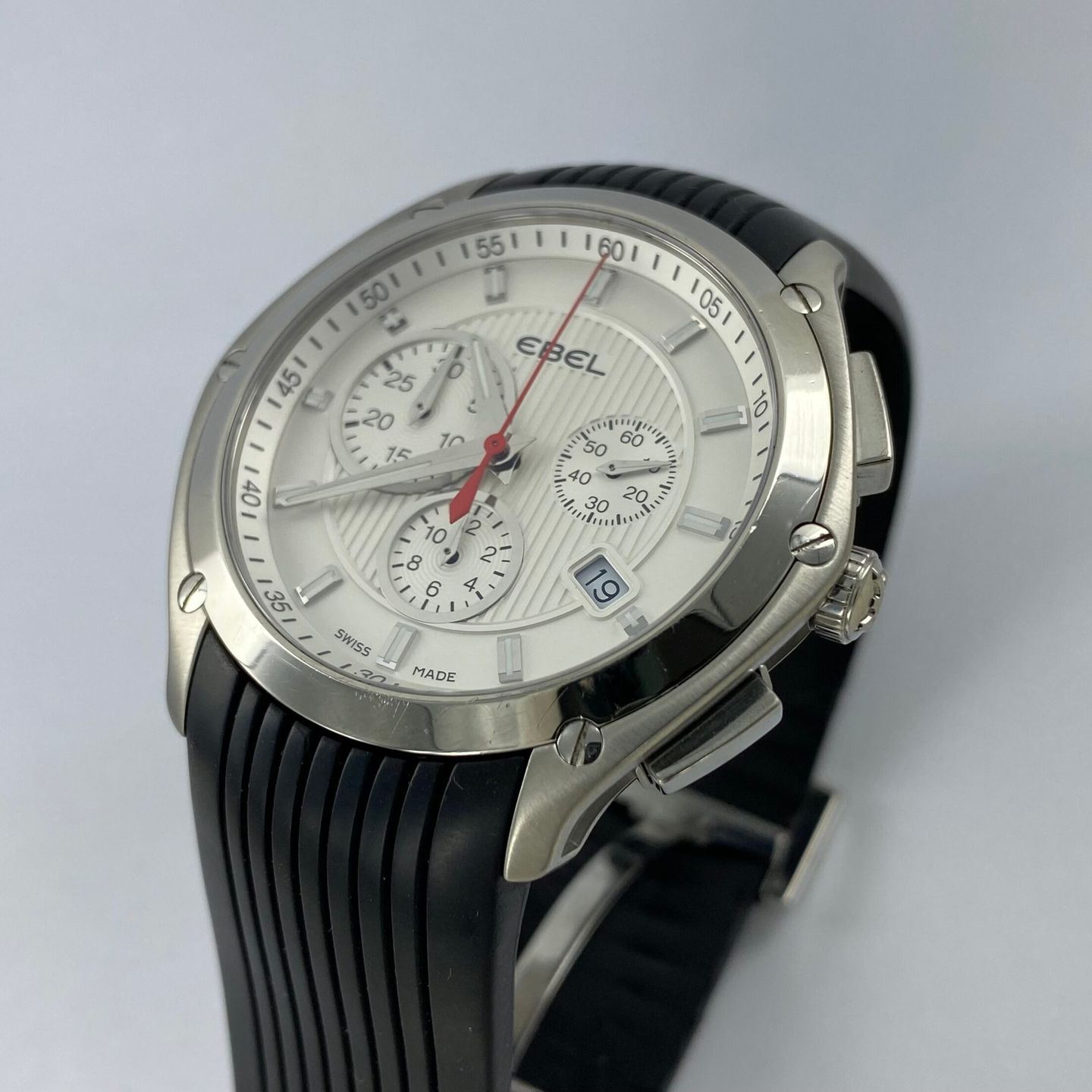 Ebel Classic - (Unknown (random serial)) - White dial 42 mm Steel case (4/5)