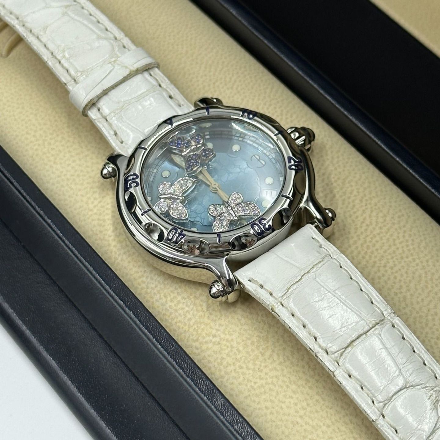 Chopard Happy Sport 288452-3001 (2024) - Blue dial Unknown Steel case (3/8)