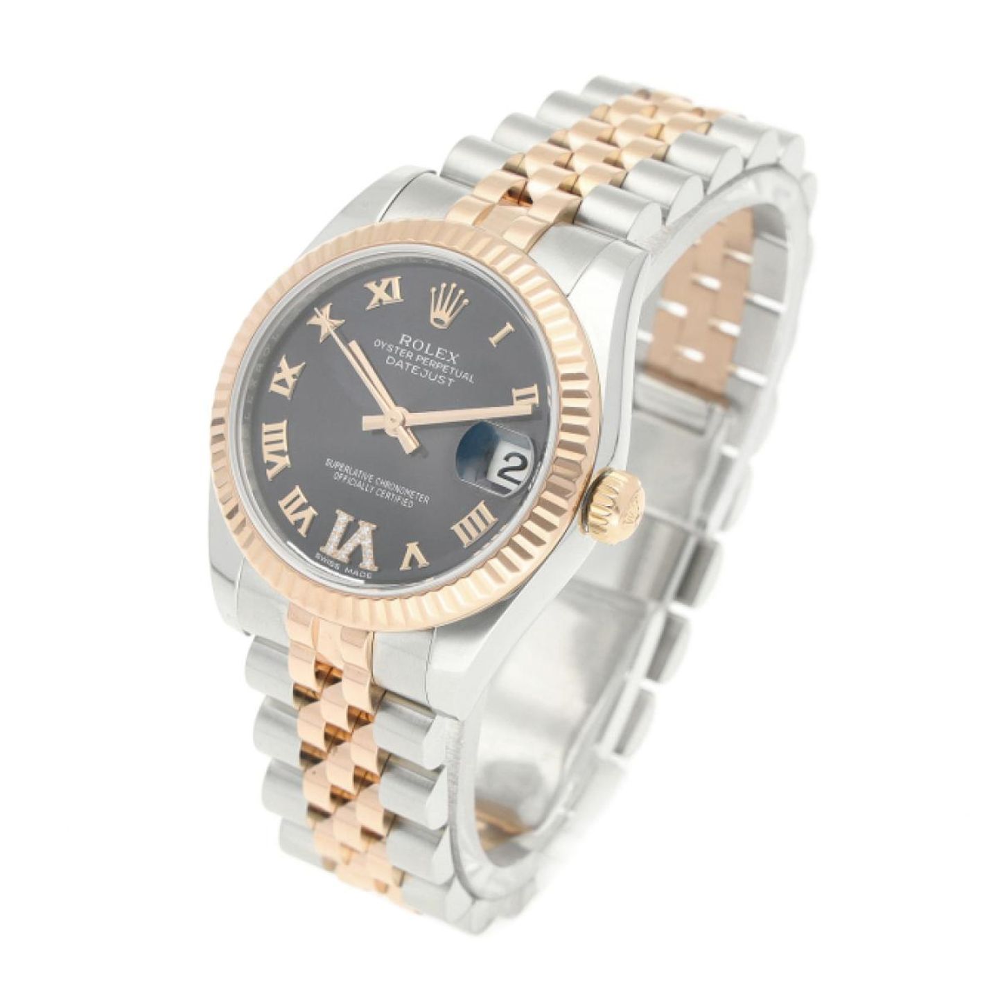 Rolex Datejust 31 178271 (2017) - 31 mm Gold/Steel case (2/8)