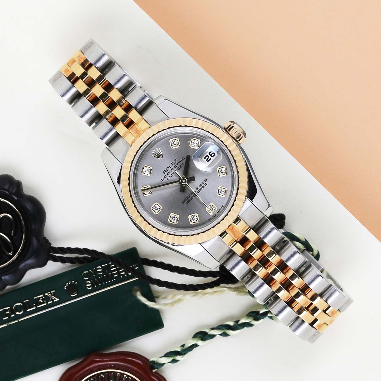 Rolex Lady-Datejust 179173 (2009) - 26 mm Gold/Steel case (1/8)