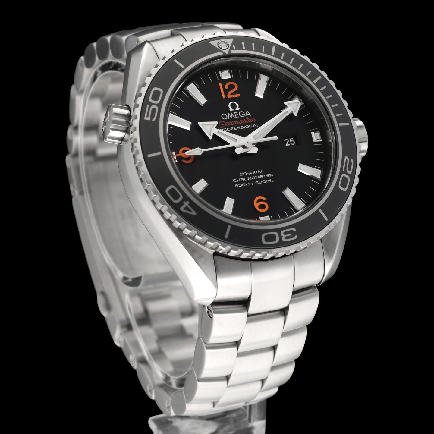 Omega Seamaster Planet Ocean 232.30.38.20.01.002 (2018) - Black dial 38 mm Steel case (4/8)