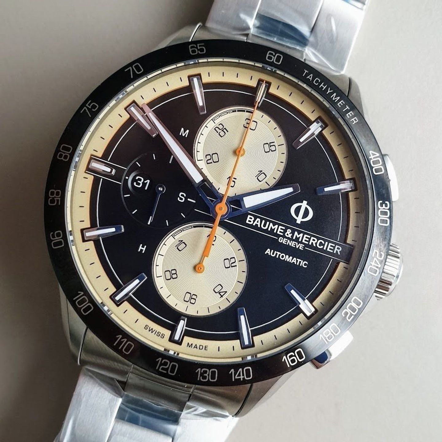 Baume & Mercier Clifton M0A10435 (2025) - Black dial 44 mm Steel case (1/8)