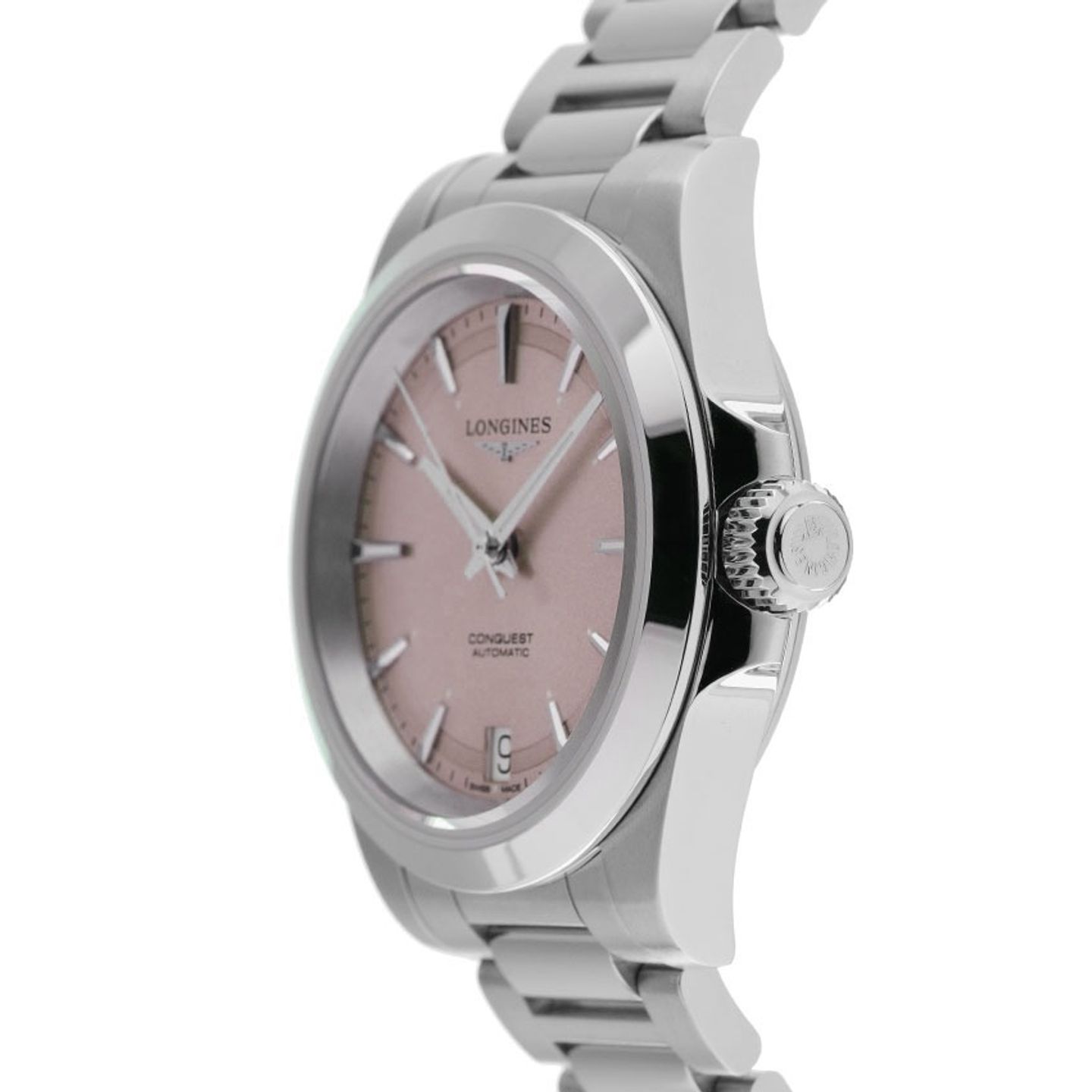 Longines Conquest L3.430.4.62.6 (2025) - Brown dial 34 mm Steel case (4/7)