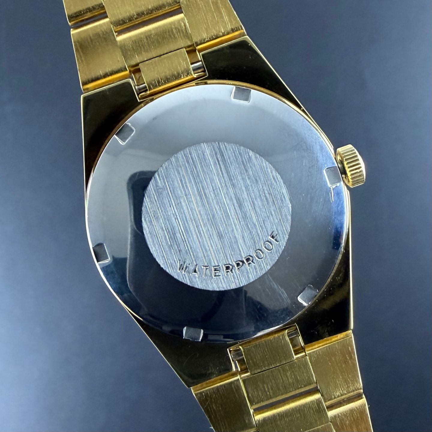 Omega Genève 166.099 (1971) - White dial 35 mm Gold/Steel case (3/8)